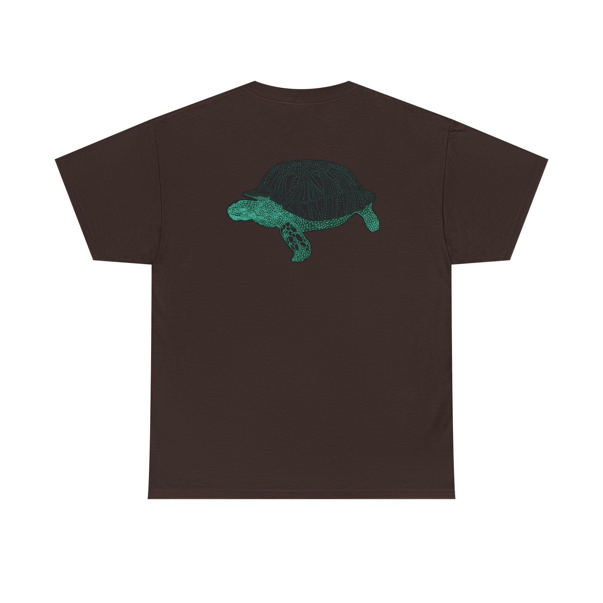 Unisex T-Shirt - Laser Tortoise Neon Polygon Design - Casual Wear, Gift for Reptile Lovers, Animal Lovers Apparel, Unique Streetwear