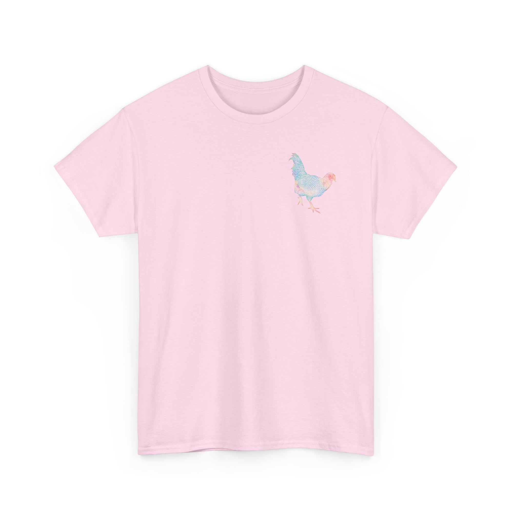 Unisex T-Shirt - Laser Rooster Neon Polygon Design - Casual Wear, Gift for Reptile Lovers, Animal Lovers Apparel, Unique Streetwear