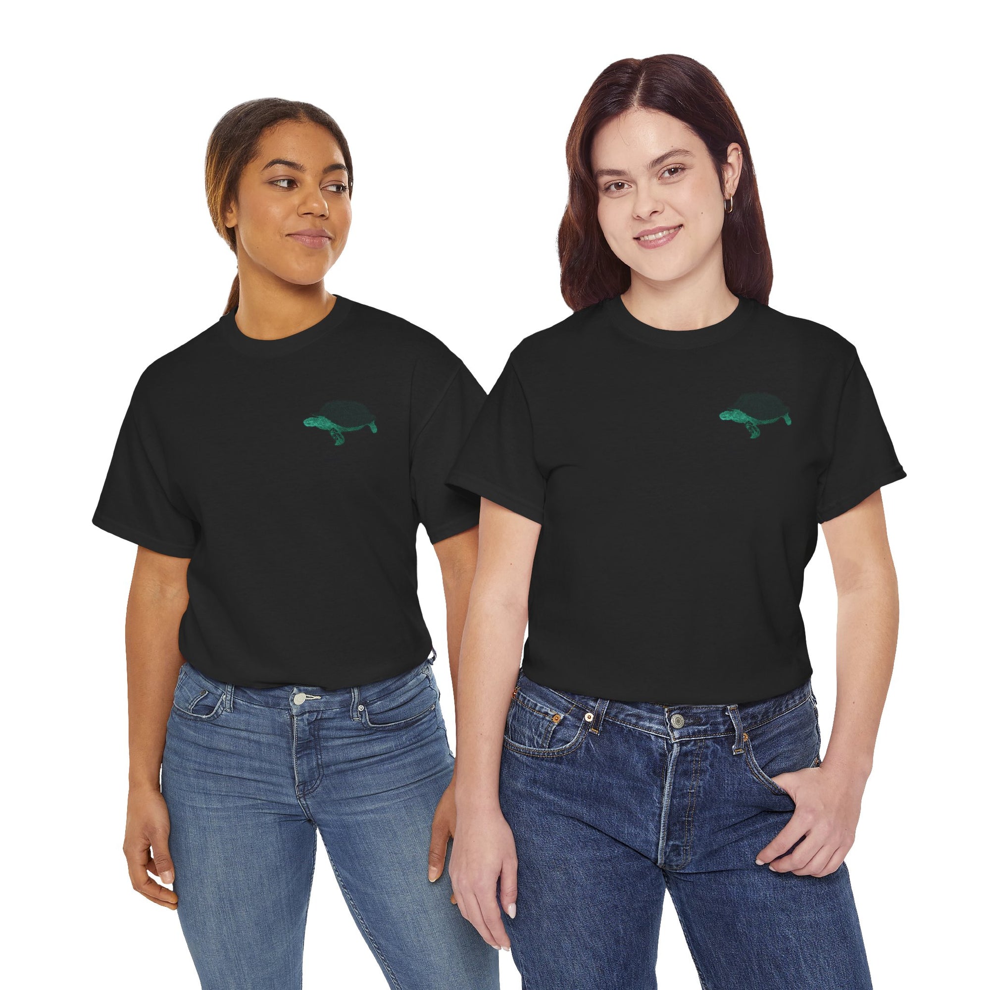 Unisex T-Shirt - Laser Tortoise Neon Polygon Design - Casual Wear, Gift for Reptile Lovers, Animal Lovers Apparel, Unique Streetwear