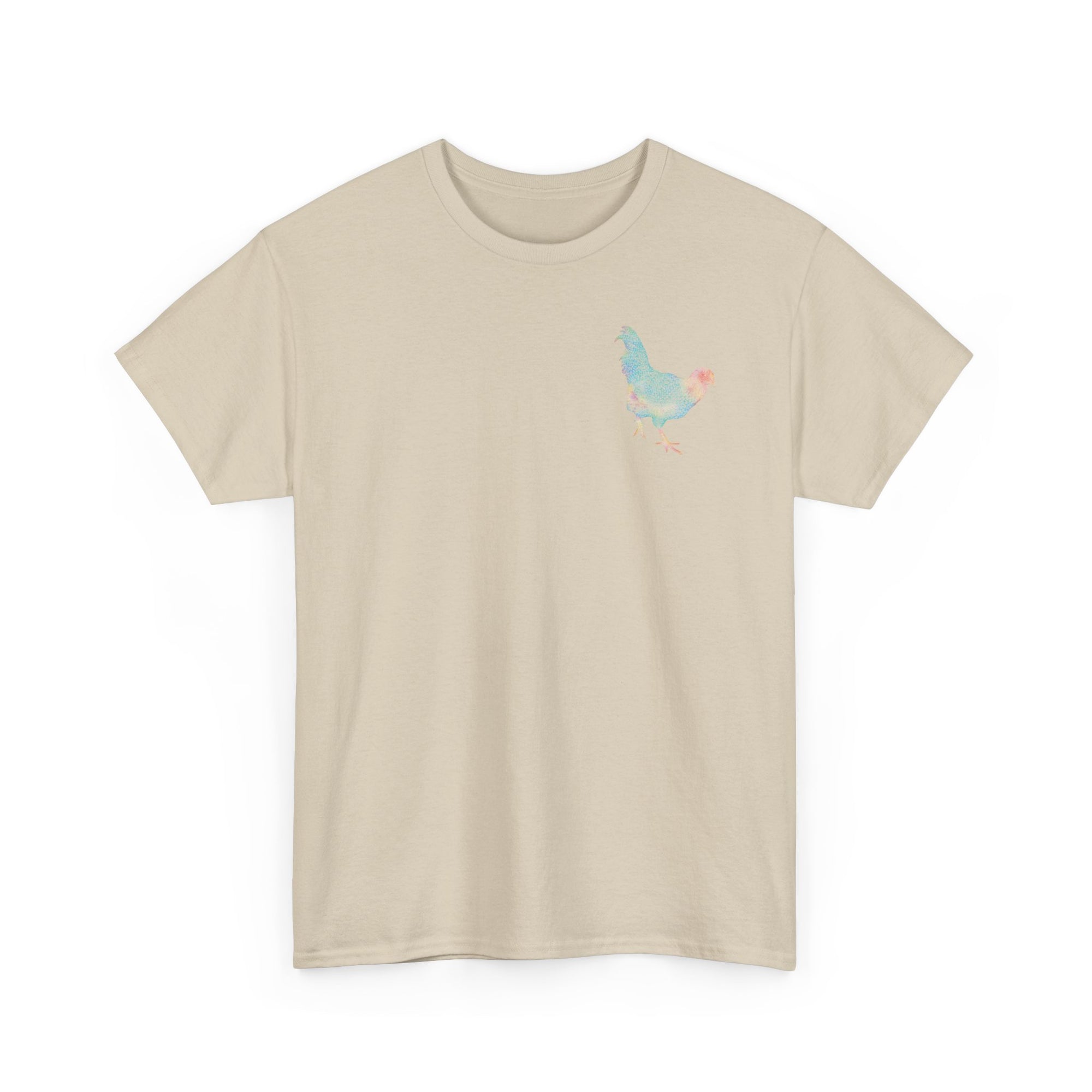 Unisex T-Shirt - Laser Rooster Neon Polygon Design - Casual Wear, Gift for Reptile Lovers, Animal Lovers Apparel, Unique Streetwear