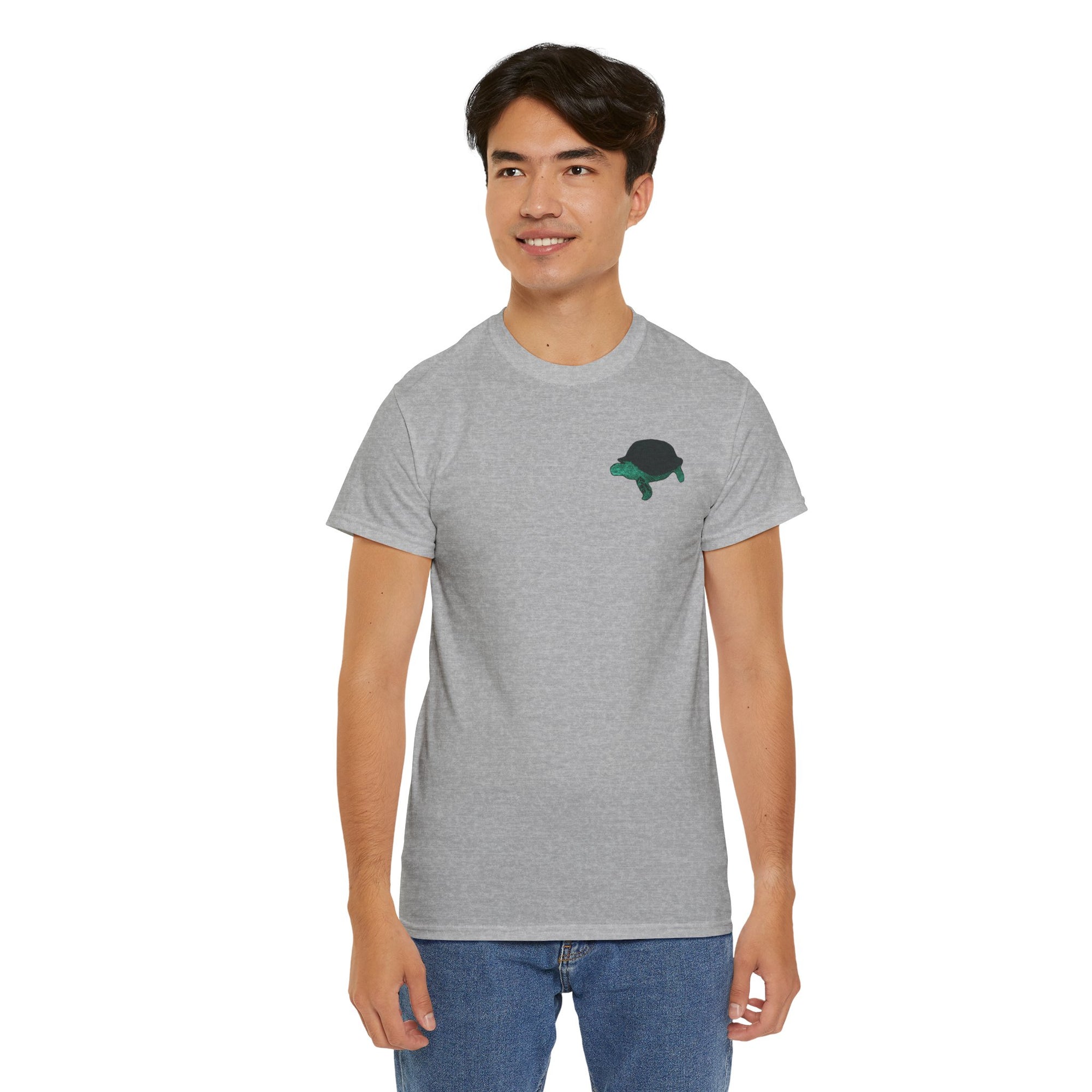 Unisex T-Shirt - Laser Tortoise Neon Polygon Design - Casual Wear, Gift for Reptile Lovers, Animal Lovers Apparel, Unique Streetwear