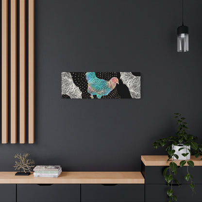 Metal Art Sign - Fancy Rooster Neon Polygon Design, Wall Decor, Unique Home Decoration, Gift for Animal Lovers, Office Art, Birthday Gift, Nature Wall Art