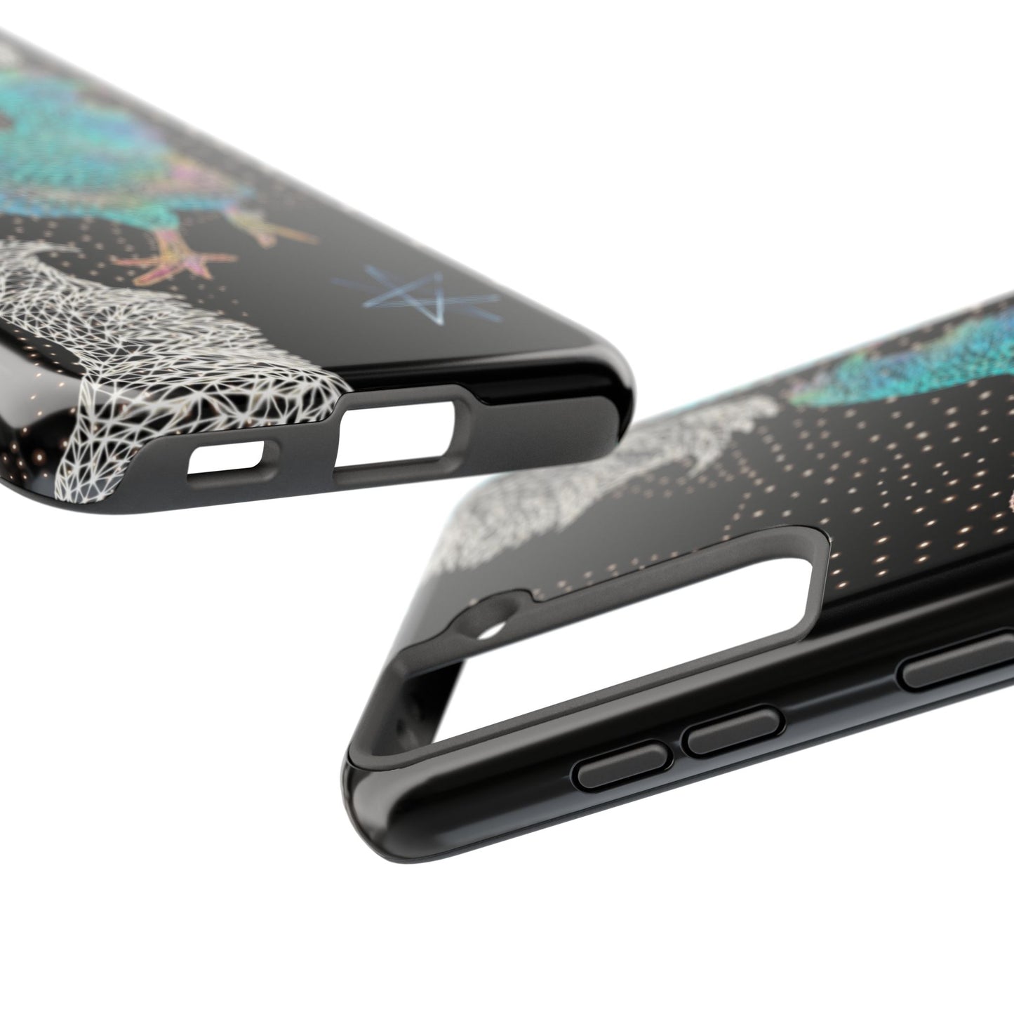 Phone Case - Fancy Rooster Neon Polygon Design, Tough Phone Cases for Adventurers, Unique Smartphone Protector, Gift for Tech Lovers, Stylish Cell Phone [...]
