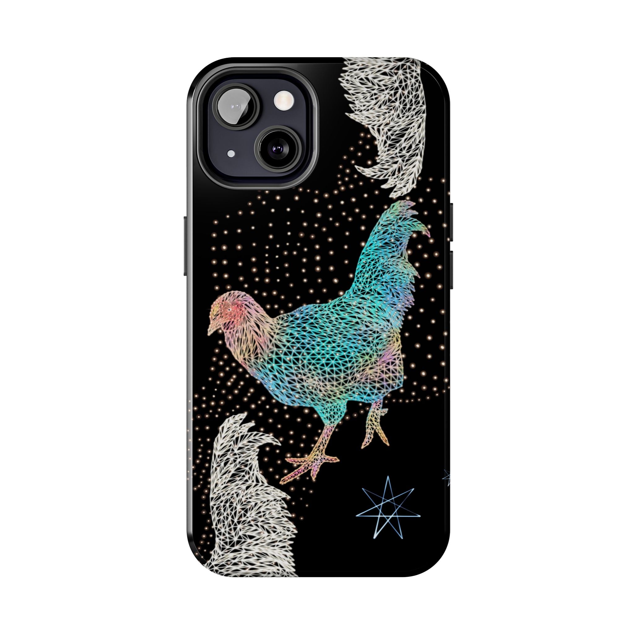 Phone Case - Fancy Rooster Neon Polygon Design, Tough Phone Cases for Adventurers, Unique Smartphone Protector, Gift for Tech Lovers, Stylish Cell Phone [...]