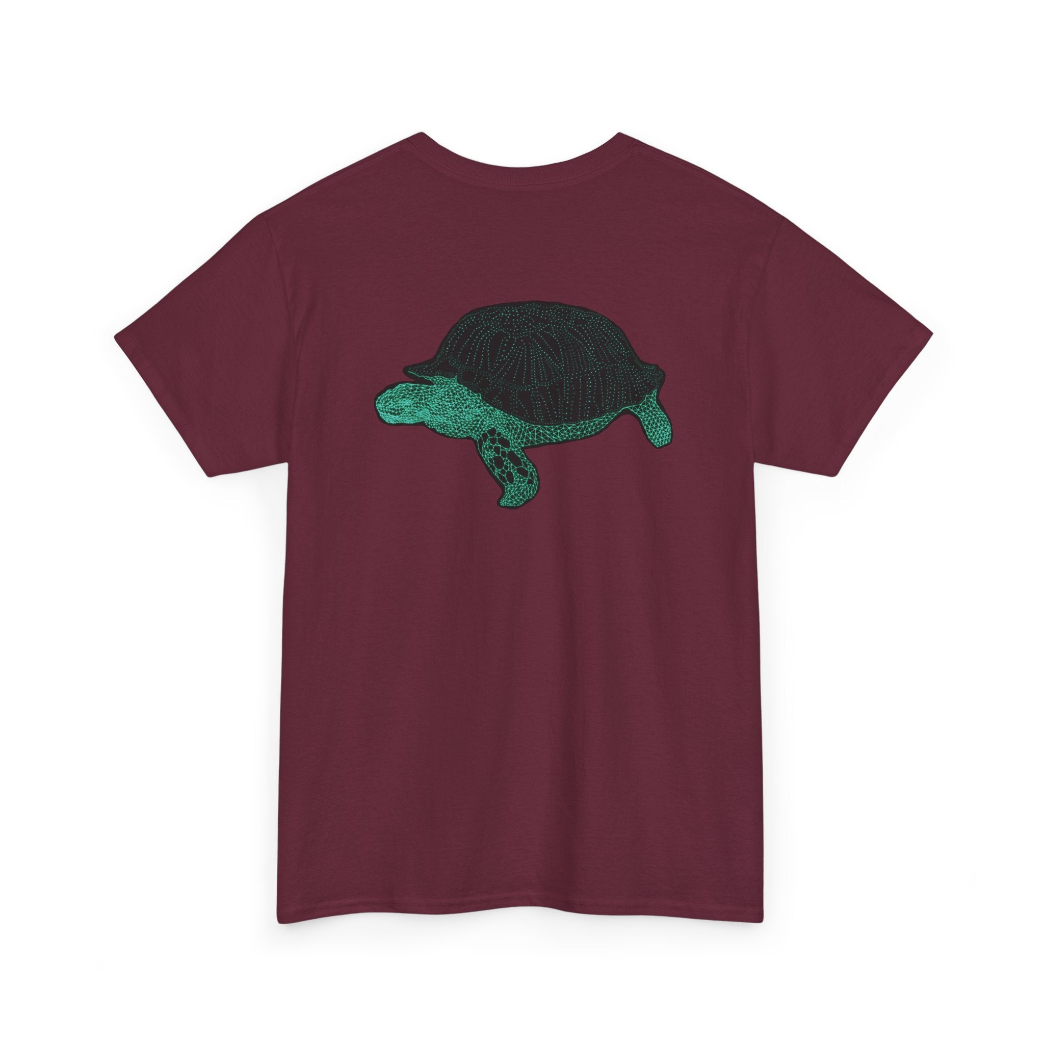 Unisex T-Shirt - Laser Tortoise Neon Polygon Design - Casual Wear, Gift for Reptile Lovers, Animal Lovers Apparel, Unique Streetwear