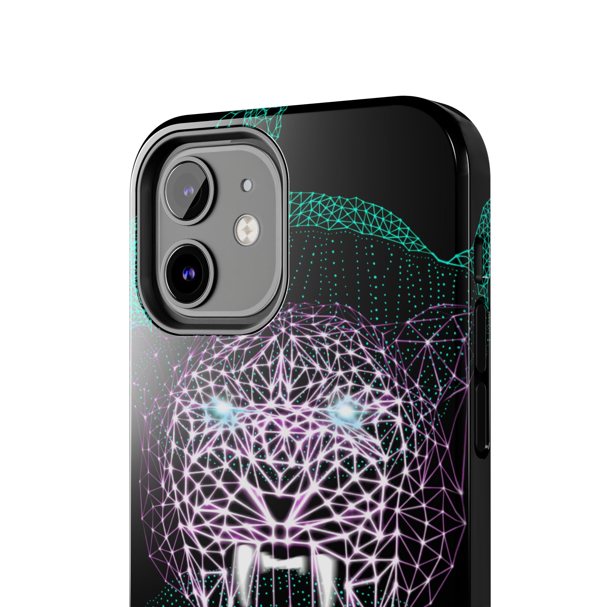 Phone Case - Fierce Panther Neon Polygon Design, Tough Phone Cases for Adventurers, Unique Smartphone Protector, Gift for Tech Lovers, Stylish Cell Phone [...]