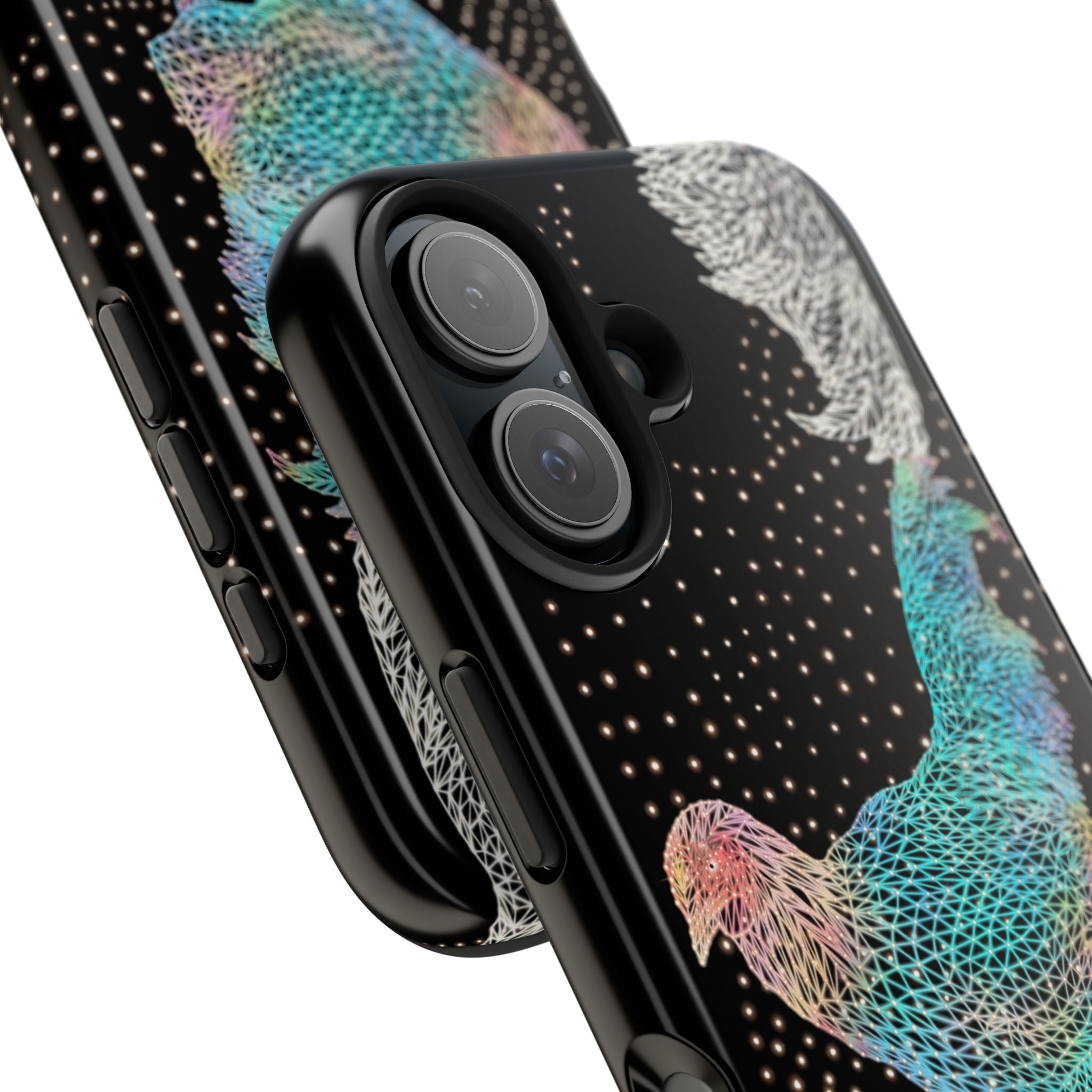 Phone Case - Fancy Rooster Neon Polygon Design, Tough Phone Cases for Adventurers, Unique Smartphone Protector, Gift for Tech Lovers, Stylish Cell Phone [...]