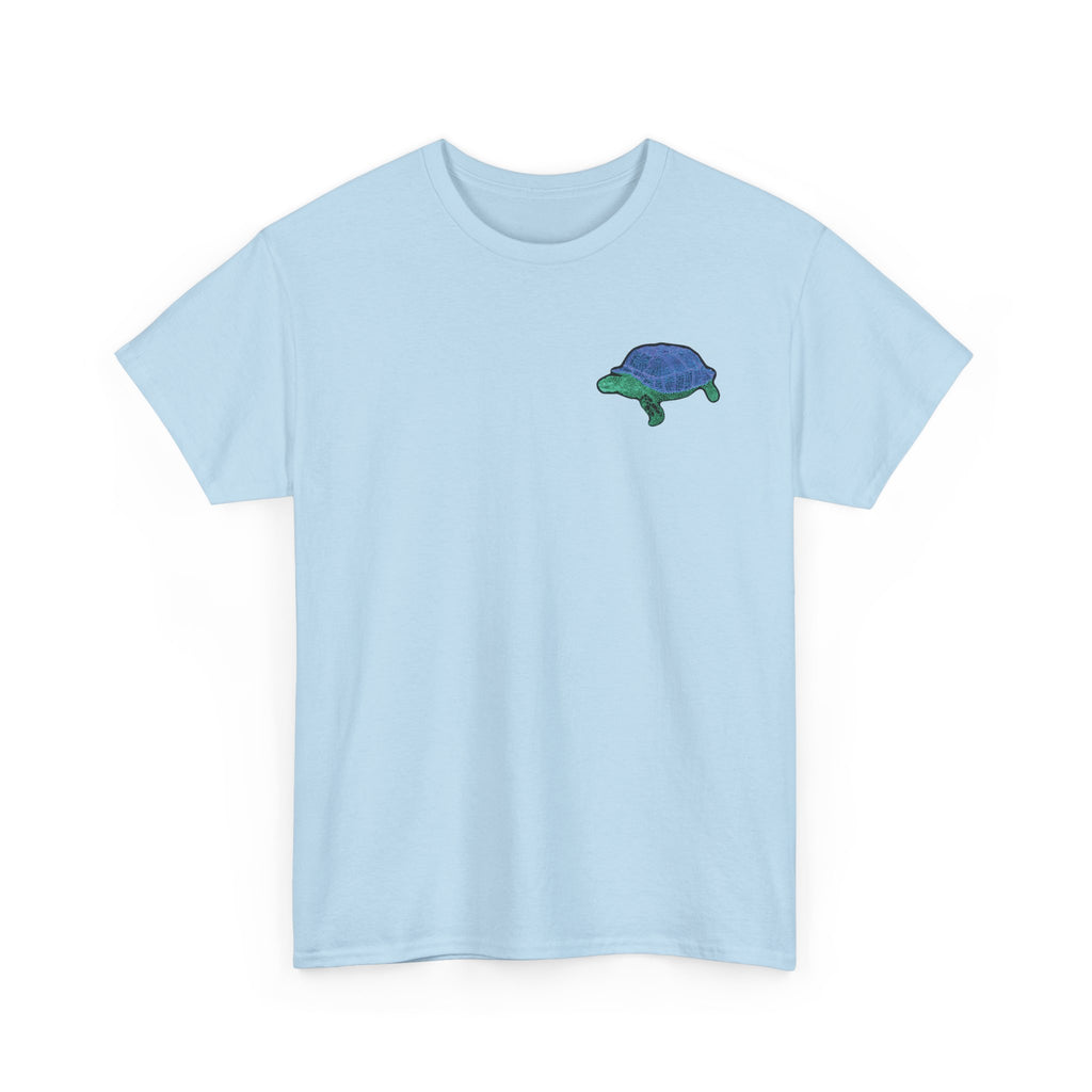 Unisex T-Shirt - Laser Tortoise In A Half Shell Neon Polygon Design - Casual Wear, Gift for Reptile Lovers, Animal Lovers Apparel, Unique Streetwear