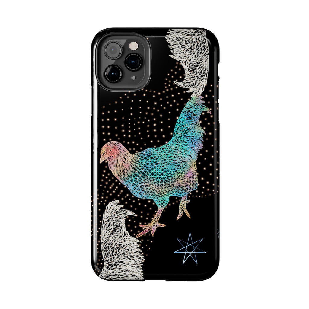 Phone Case - Fancy Rooster Neon Polygon Design, Tough Phone Cases for Adventurers, Unique Smartphone Protector, Gift for Tech Lovers, Stylish Cell Phone [...]