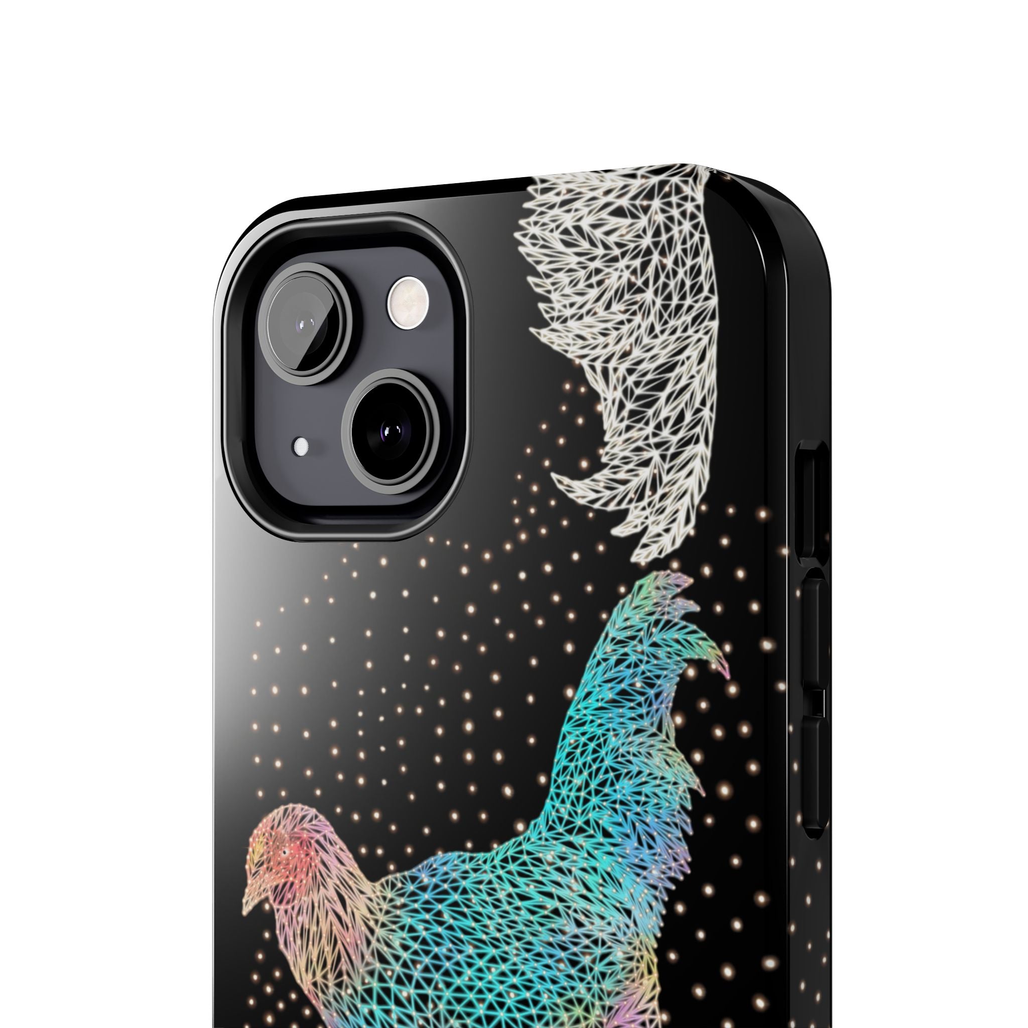Phone Case - Fancy Rooster Neon Polygon Design, Tough Phone Cases for Adventurers, Unique Smartphone Protector, Gift for Tech Lovers, Stylish Cell Phone [...]