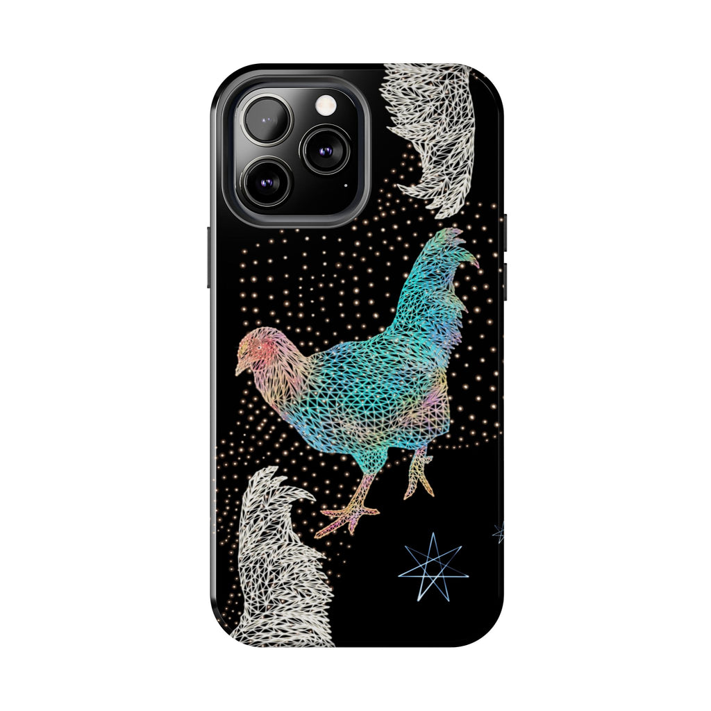 Phone Case - Fancy Rooster Neon Polygon Design, Tough Phone Cases for Adventurers, Unique Smartphone Protector, Gift for Tech Lovers, Stylish Cell Phone [...]