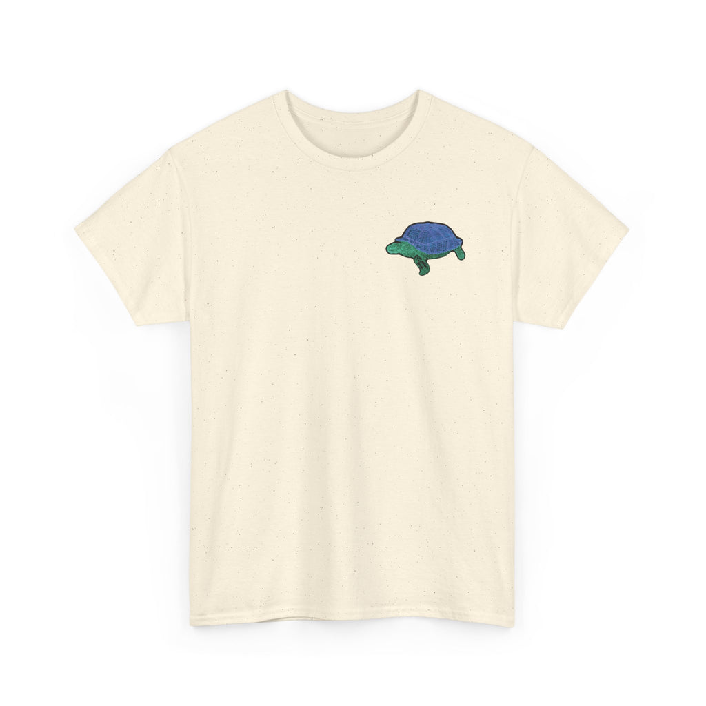 Unisex T-Shirt - Laser Tortoise In A Half Shell Neon Polygon Design - Casual Wear, Gift for Reptile Lovers, Animal Lovers Apparel, Unique Streetwear