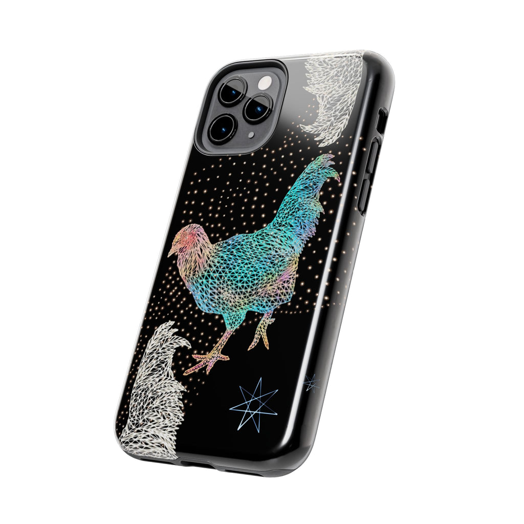 Phone Case - Fancy Rooster Neon Polygon Design, Tough Phone Cases for Adventurers, Unique Smartphone Protector, Gift for Tech Lovers, Stylish Cell Phone [...]