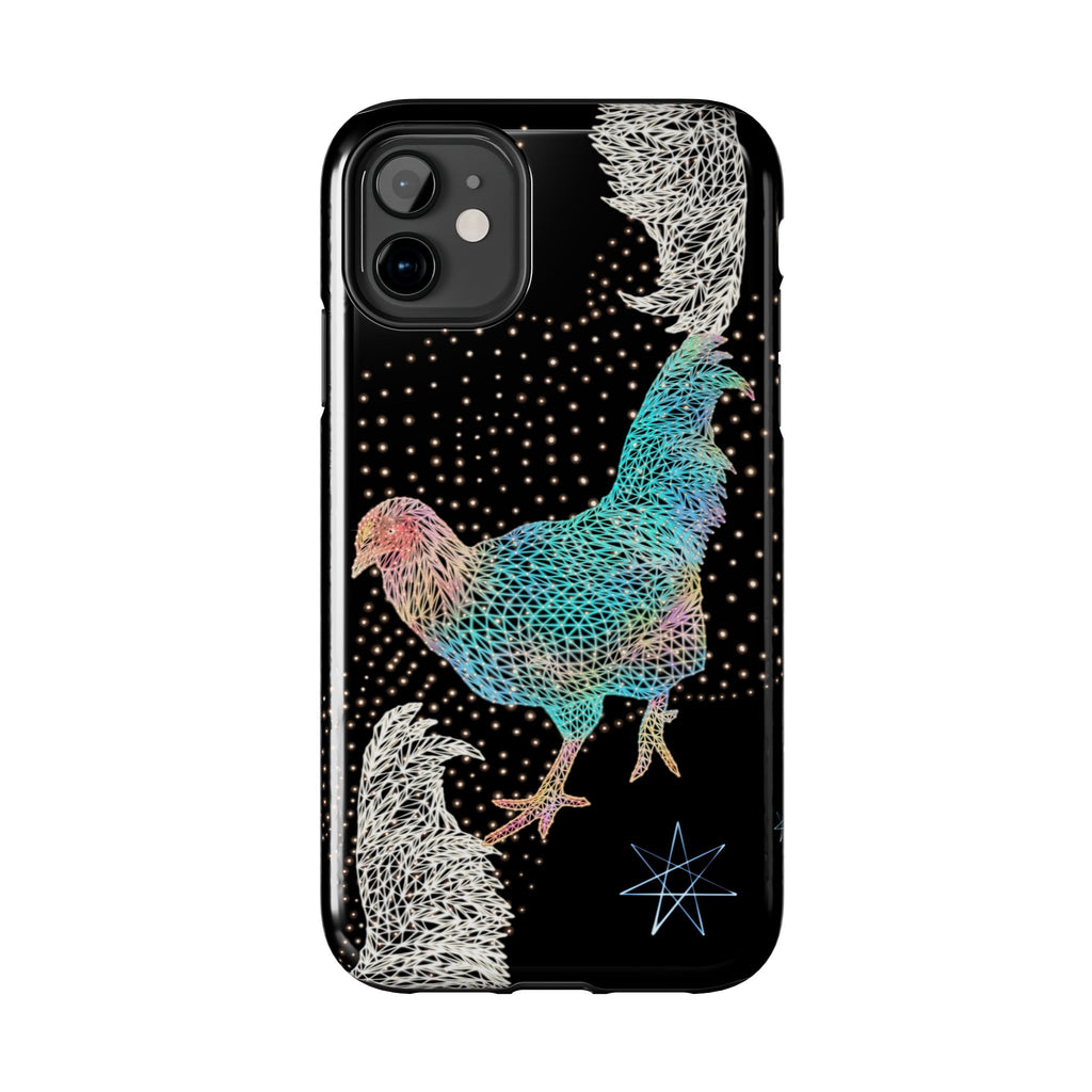 Phone Case - Fancy Rooster Neon Polygon Design, Tough Phone Cases for Adventurers, Unique Smartphone Protector, Gift for Tech Lovers, Stylish Cell Phone [...]