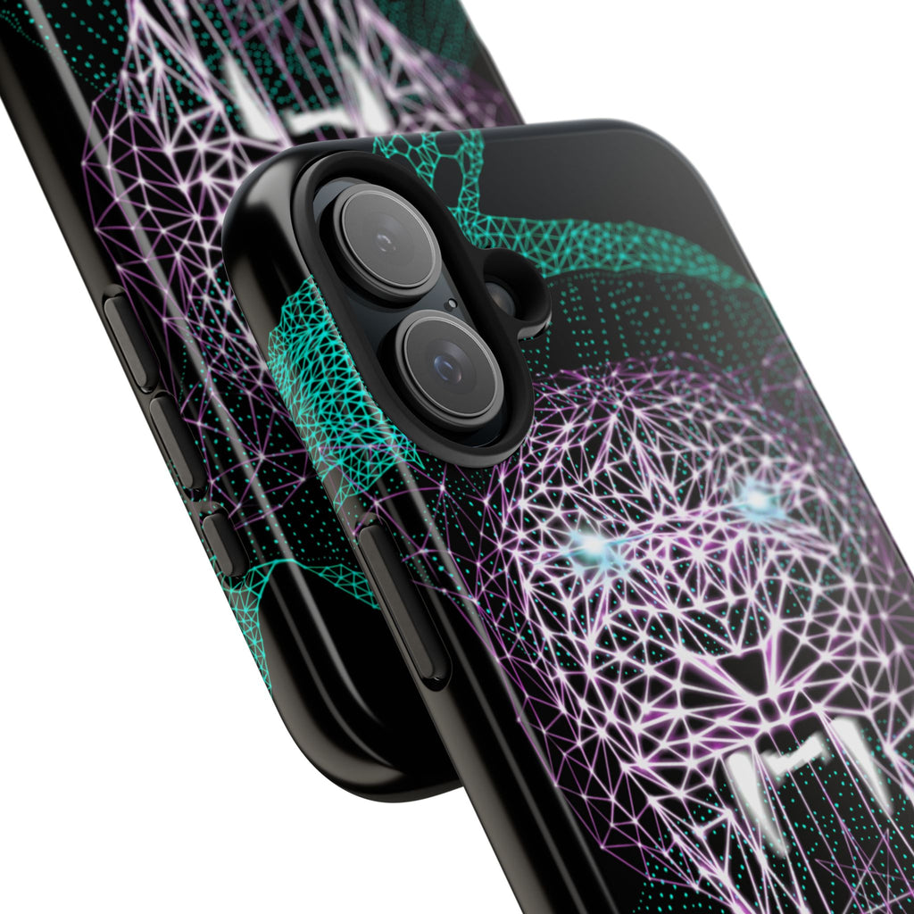 Phone Case - Fierce Panther Neon Polygon Design, Tough Phone Cases for Adventurers, Unique Smartphone Protector, Gift for Tech Lovers, Stylish Cell Phone [...]