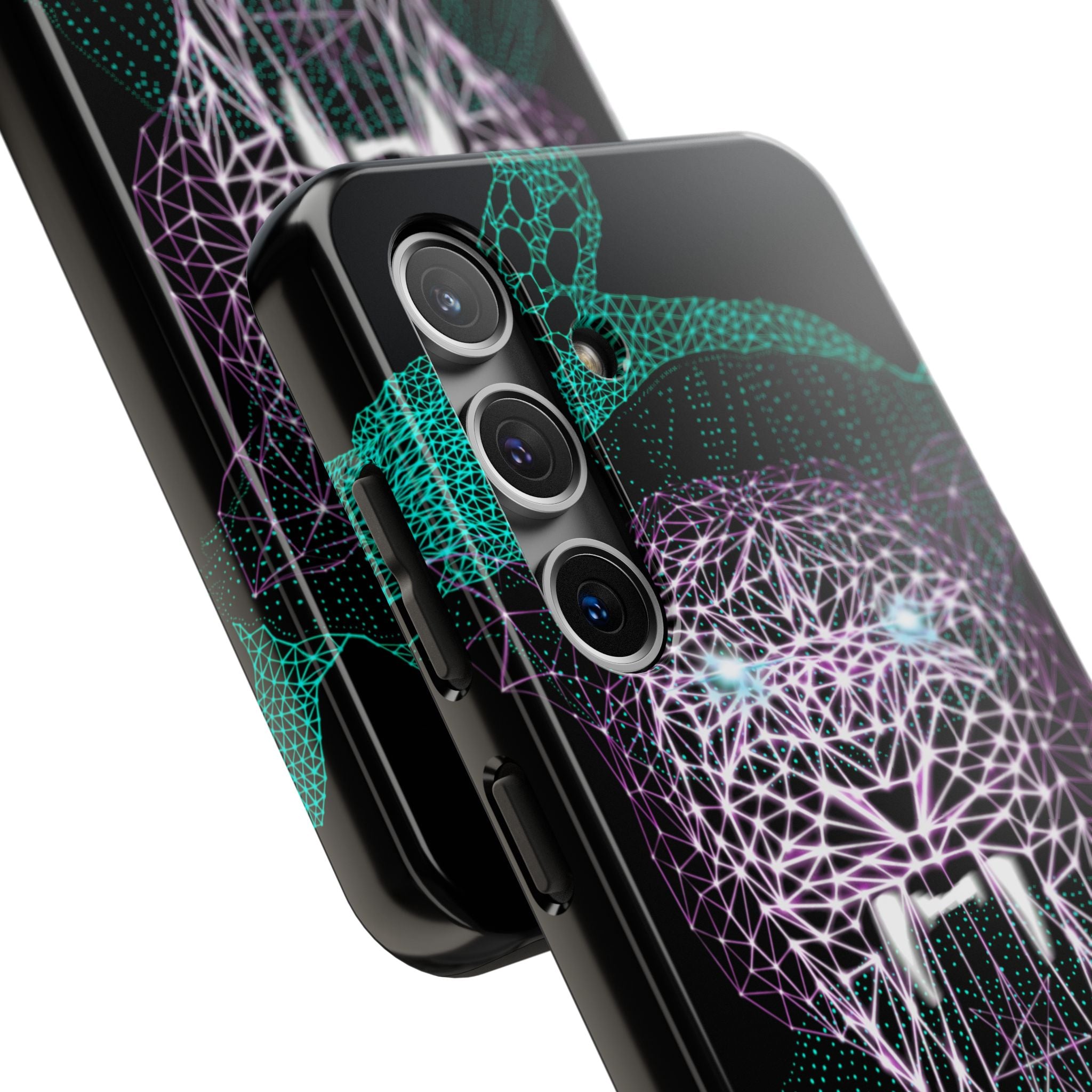 Phone Case - Fierce Panther Neon Polygon Design, Tough Phone Cases for Adventurers, Unique Smartphone Protector, Gift for Tech Lovers, Stylish Cell Phone [...]