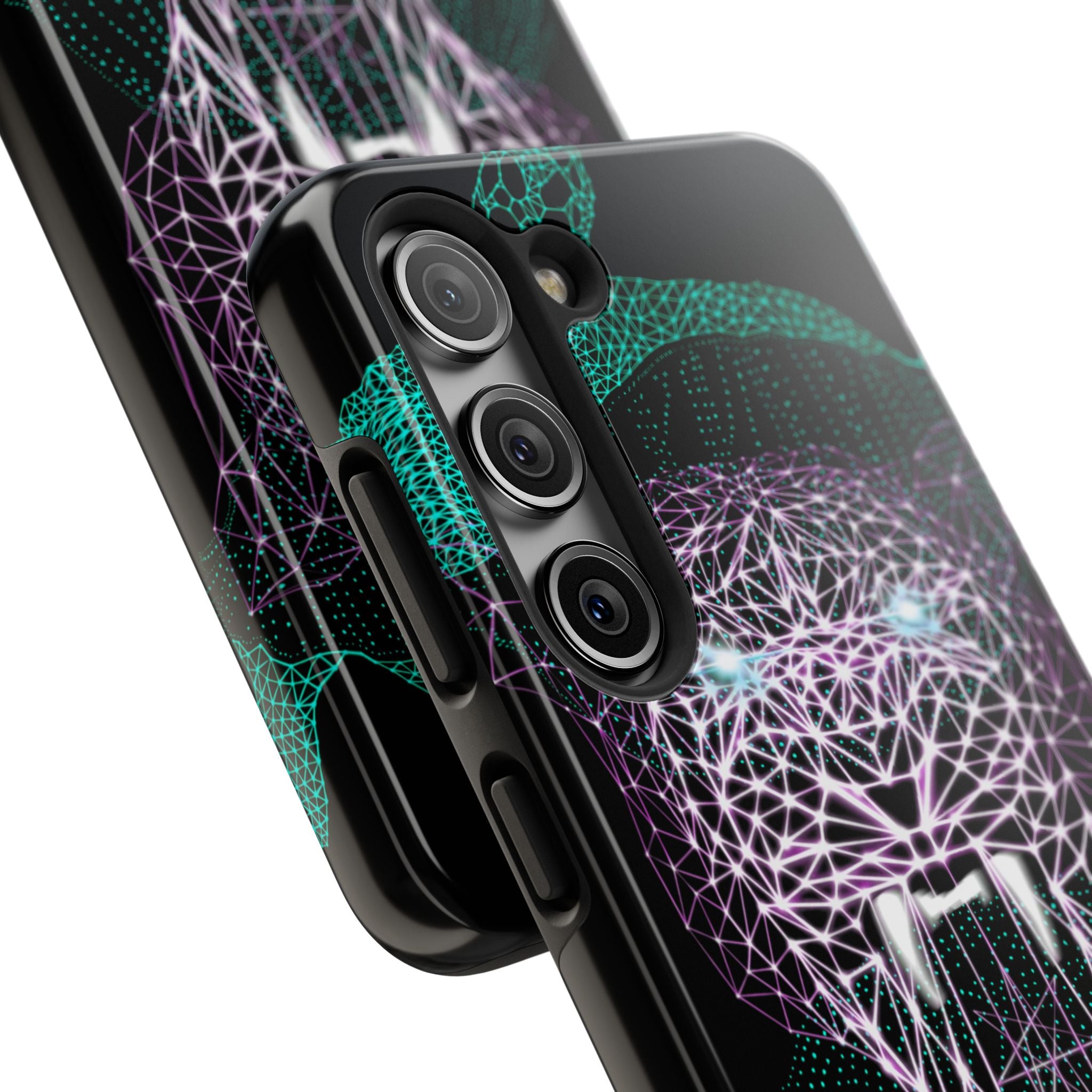 Phone Case - Fierce Panther Neon Polygon Design, Tough Phone Cases for Adventurers, Unique Smartphone Protector, Gift for Tech Lovers, Stylish Cell Phone [...]