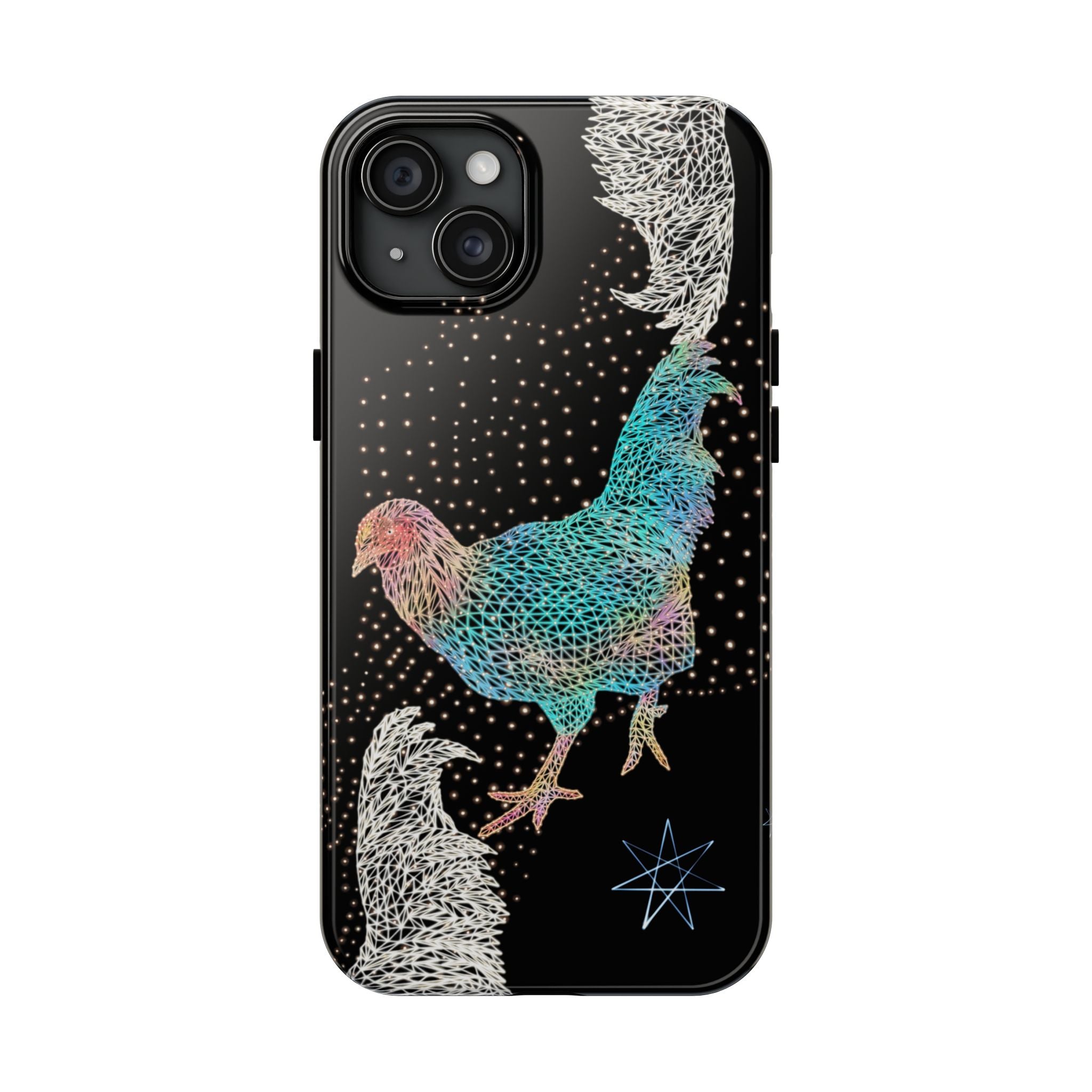 Phone Case - Fancy Rooster Neon Polygon Design, Tough Phone Cases for Adventurers, Unique Smartphone Protector, Gift for Tech Lovers, Stylish Cell Phone [...]