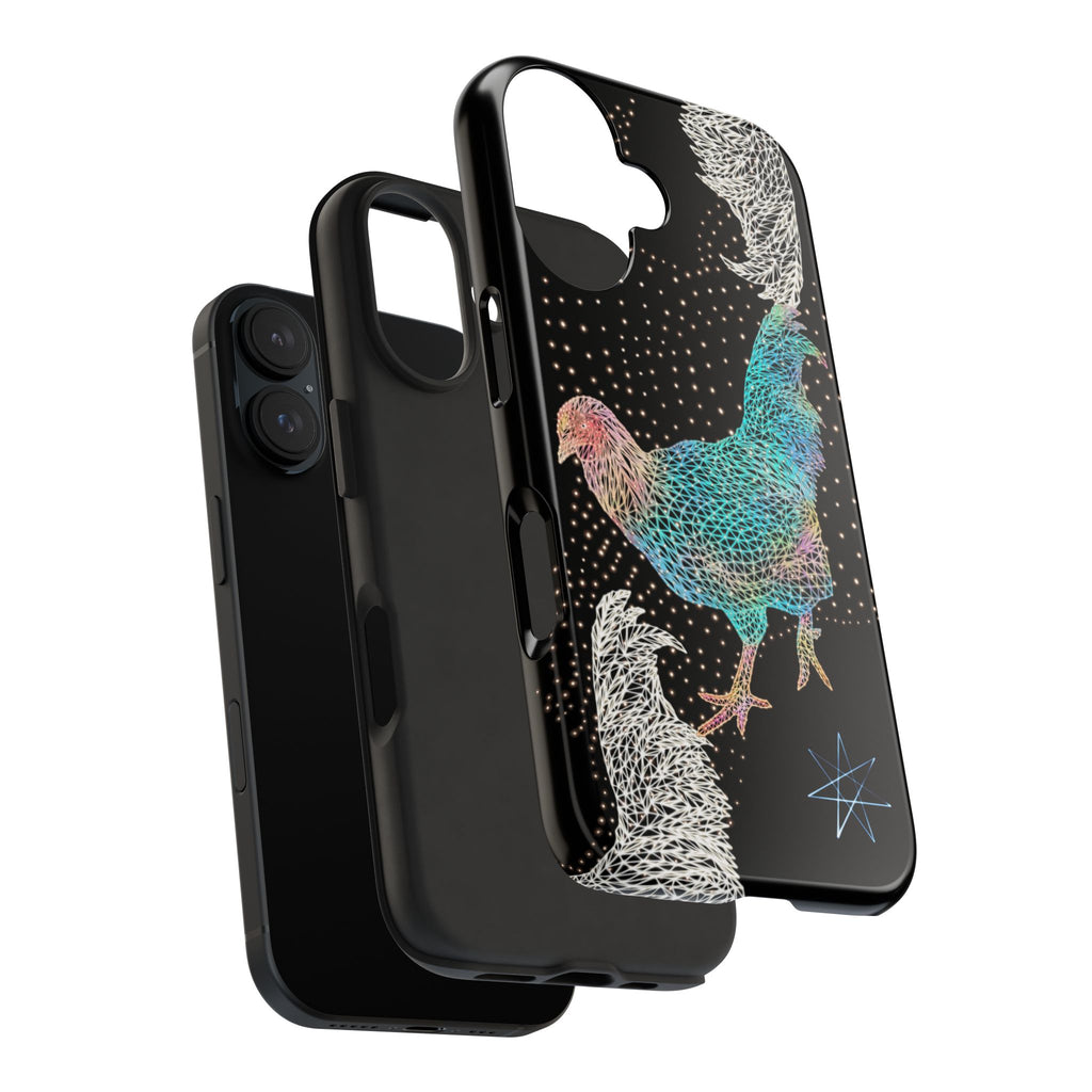 Phone Case - Fancy Rooster Neon Polygon Design, Tough Phone Cases for Adventurers, Unique Smartphone Protector, Gift for Tech Lovers, Stylish Cell Phone [...]