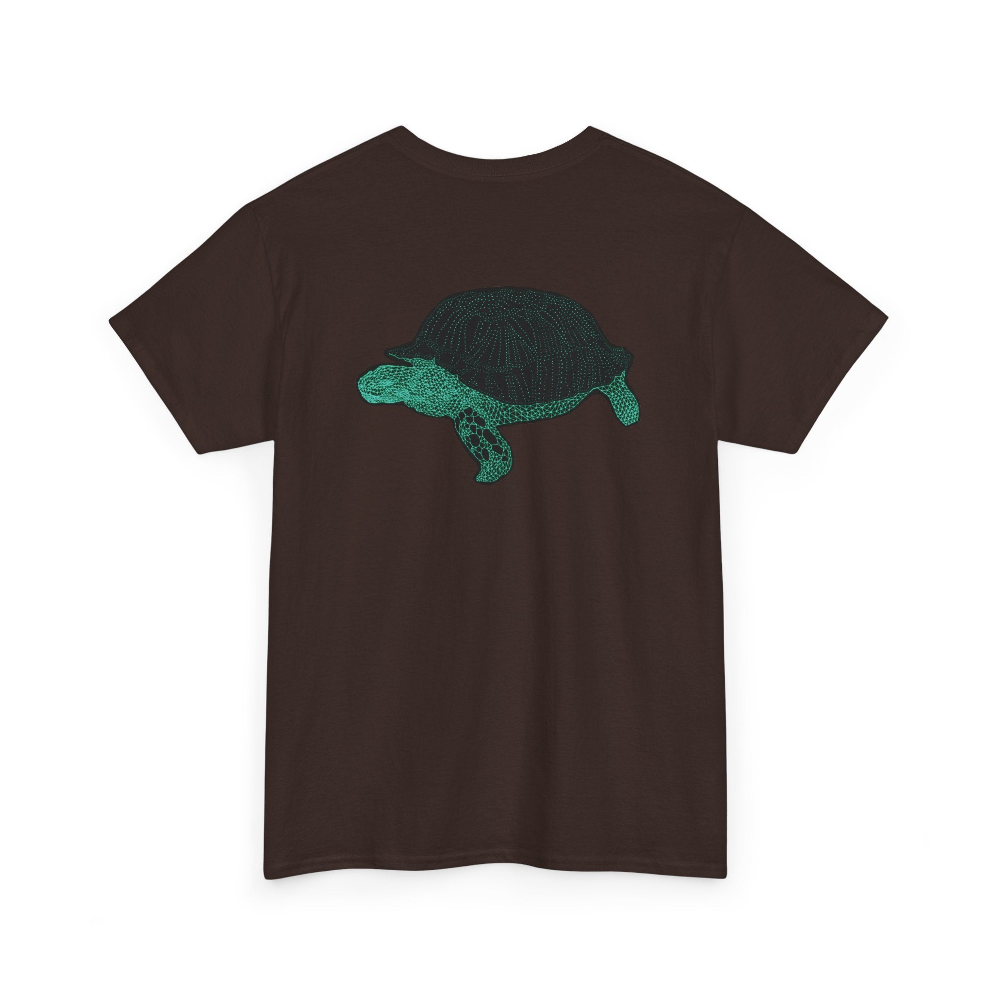 Unisex T-Shirt - Laser Tortoise Neon Polygon Design - Casual Wear, Gift for Reptile Lovers, Animal Lovers Apparel, Unique Streetwear