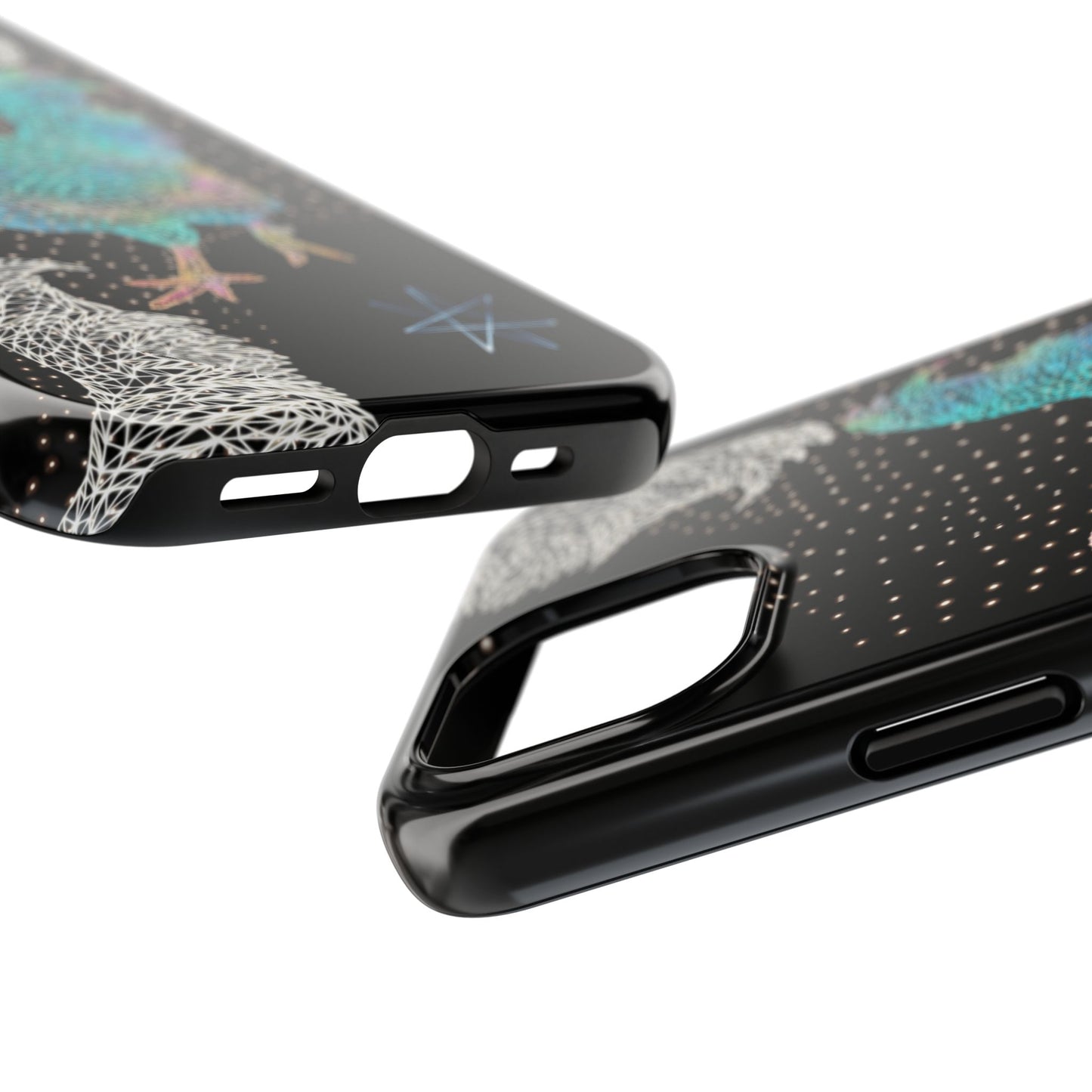 Phone Case - Fancy Rooster Neon Polygon Design, Tough Phone Cases for Adventurers, Unique Smartphone Protector, Gift for Tech Lovers, Stylish Cell Phone [...]