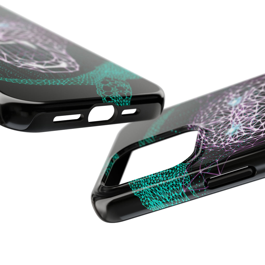 Phone Case - Fierce Panther Neon Polygon Design, Tough Phone Cases for Adventurers, Unique Smartphone Protector, Gift for Tech Lovers, Stylish Cell Phone [...]