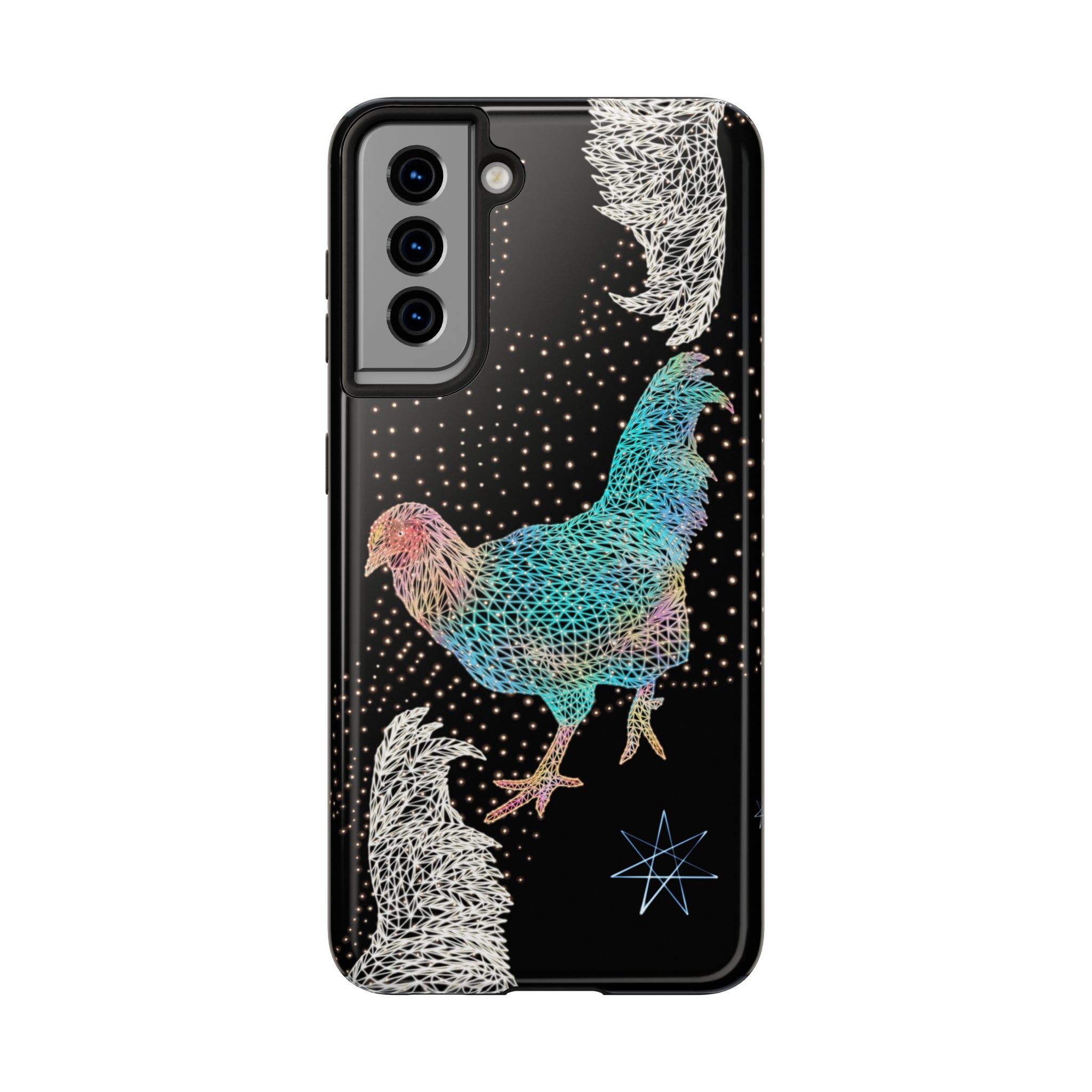 Phone Case - Fancy Rooster Neon Polygon Design, Tough Phone Cases for Adventurers, Unique Smartphone Protector, Gift for Tech Lovers, Stylish Cell Phone [...]