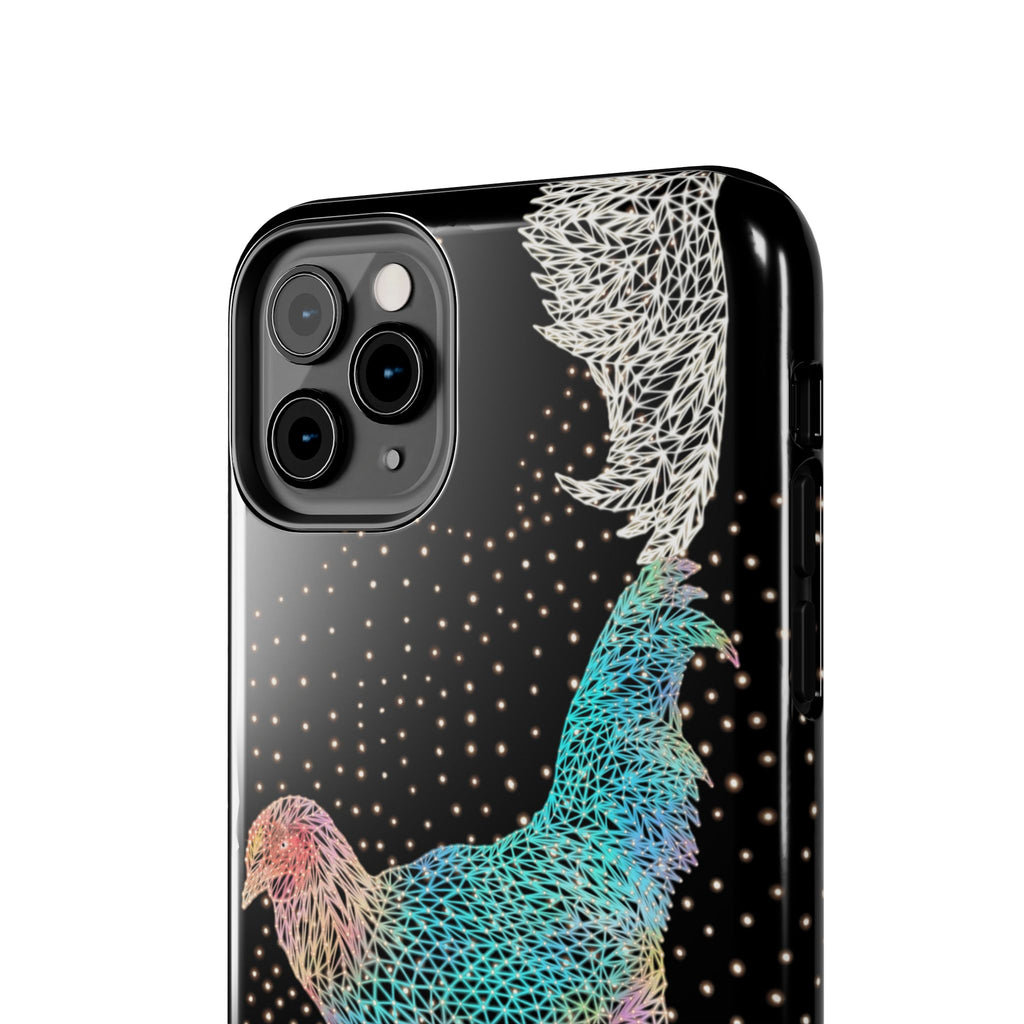 Phone Case - Fancy Rooster Neon Polygon Design, Tough Phone Cases for Adventurers, Unique Smartphone Protector, Gift for Tech Lovers, Stylish Cell Phone [...]