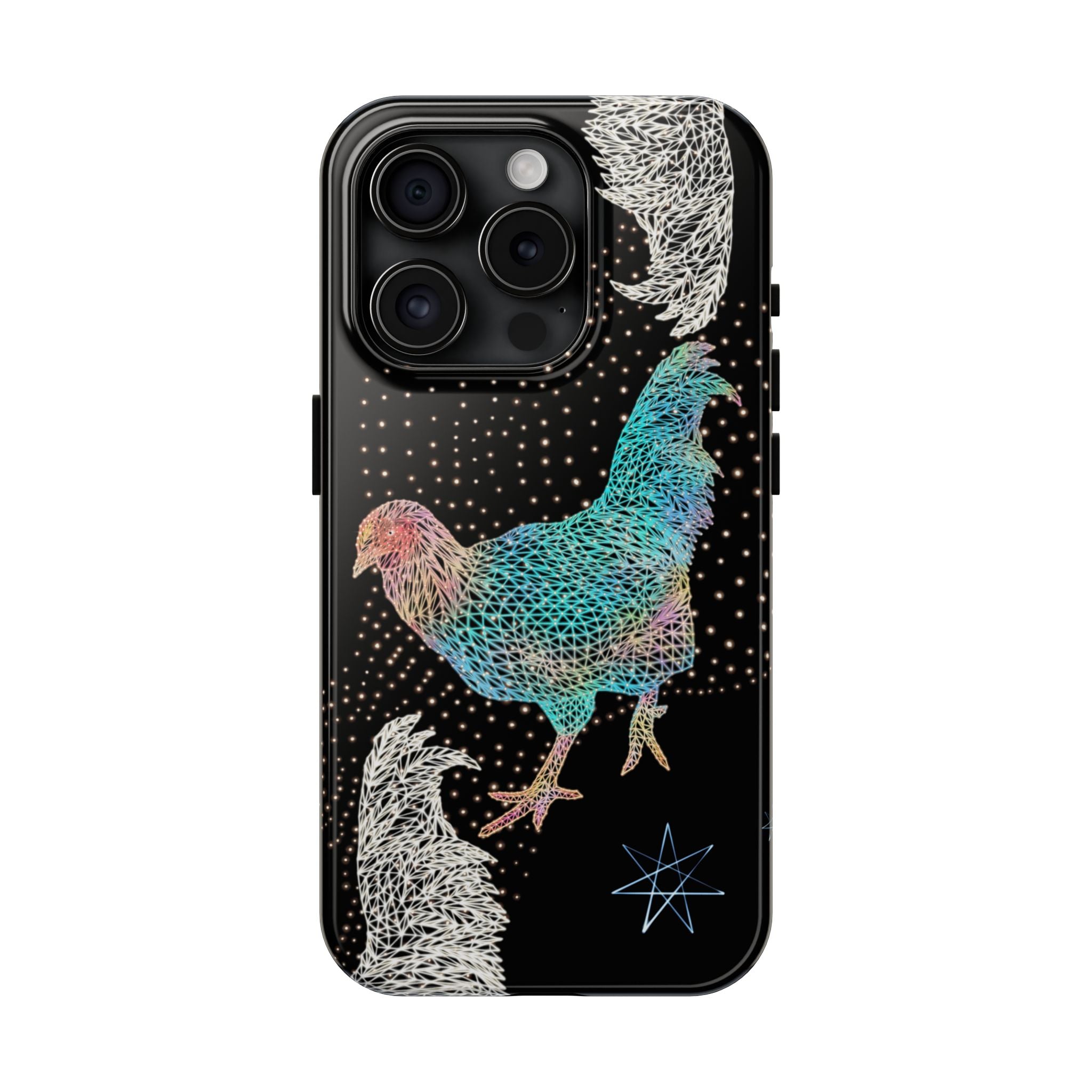 Phone Case - Fancy Rooster Neon Polygon Design, Tough Phone Cases for Adventurers, Unique Smartphone Protector, Gift for Tech Lovers, Stylish Cell Phone [...]