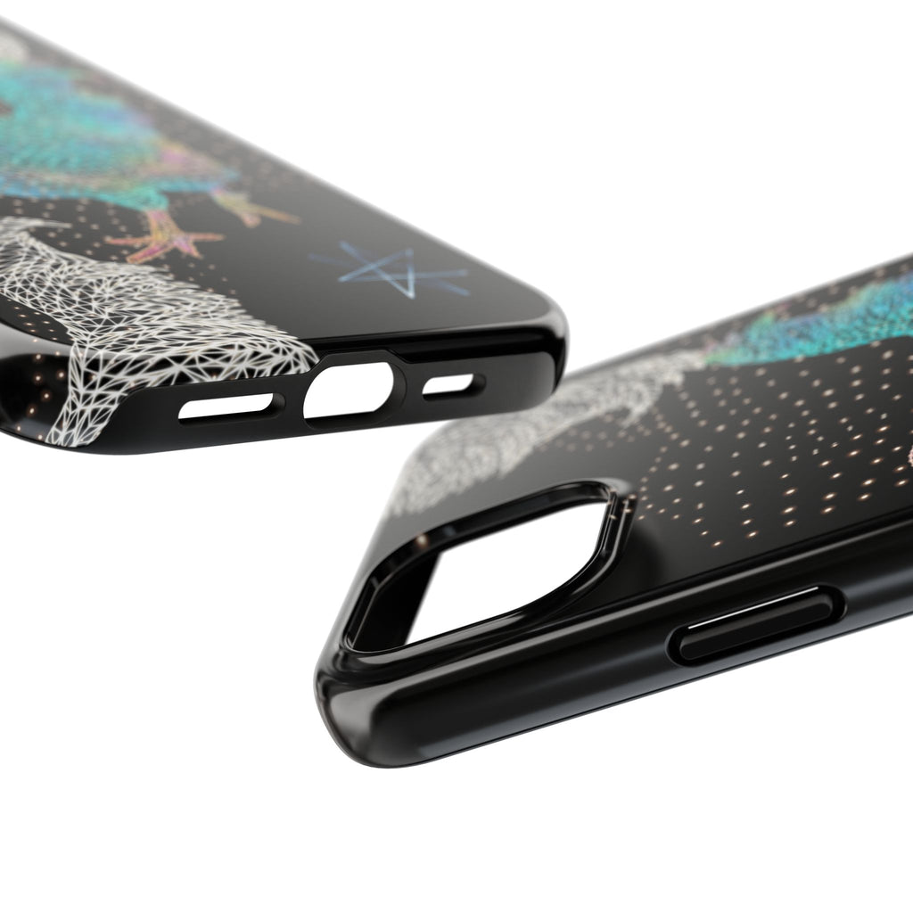 Phone Case - Fancy Rooster Neon Polygon Design, Tough Phone Cases for Adventurers, Unique Smartphone Protector, Gift for Tech Lovers, Stylish Cell Phone [...]