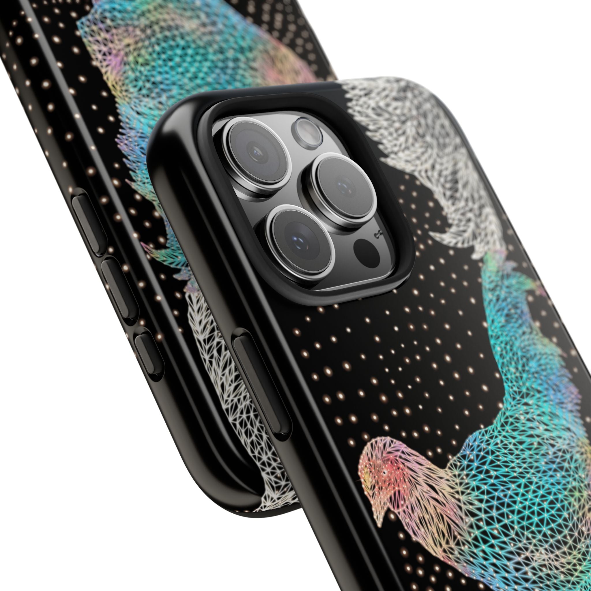 Phone Case - Fancy Rooster Neon Polygon Design, Tough Phone Cases for Adventurers, Unique Smartphone Protector, Gift for Tech Lovers, Stylish Cell Phone [...]