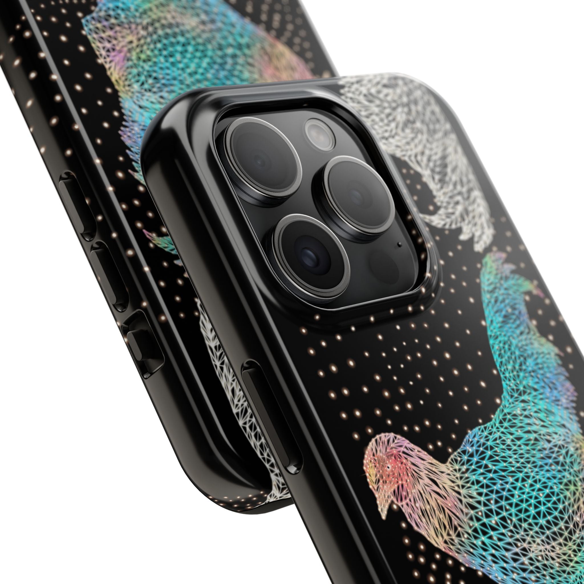 Phone Case - Fancy Rooster Neon Polygon Design, Tough Phone Cases for Adventurers, Unique Smartphone Protector, Gift for Tech Lovers, Stylish Cell Phone [...]