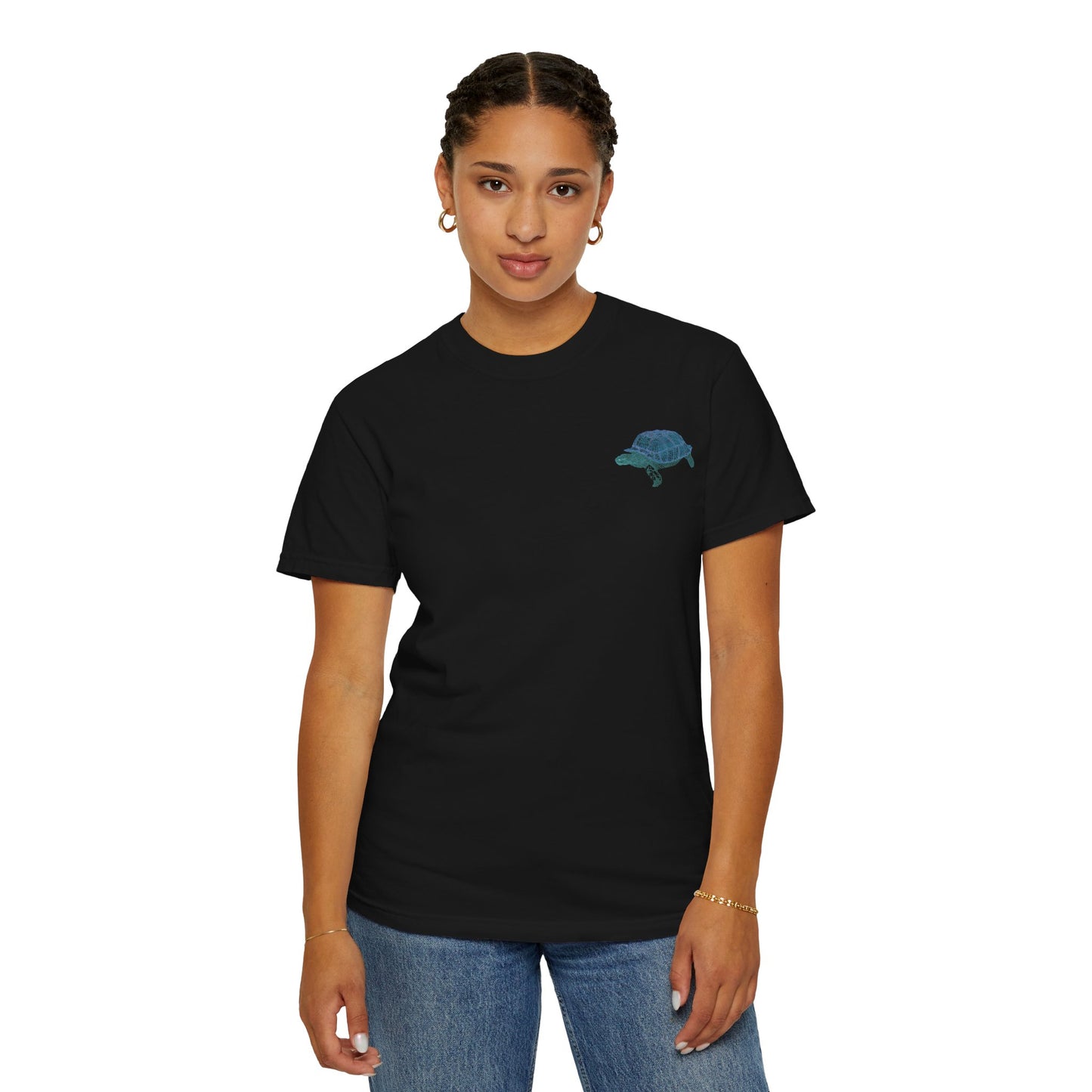 Unisex T-Shirt - My Other Ride Neon Polygon Design, Graphic Tee, Casual Wear, Gift for Space Tortoise Lovers, Animal Lovers Apparel, Unique Streetwear