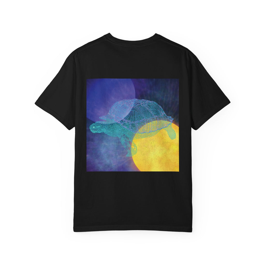 Unisex T-Shirt - My Other Ride Neon Polygon Design, Graphic Tee, Casual Wear, Gift for Space Tortoise Lovers, Animal Lovers Apparel, Unique Streetwear