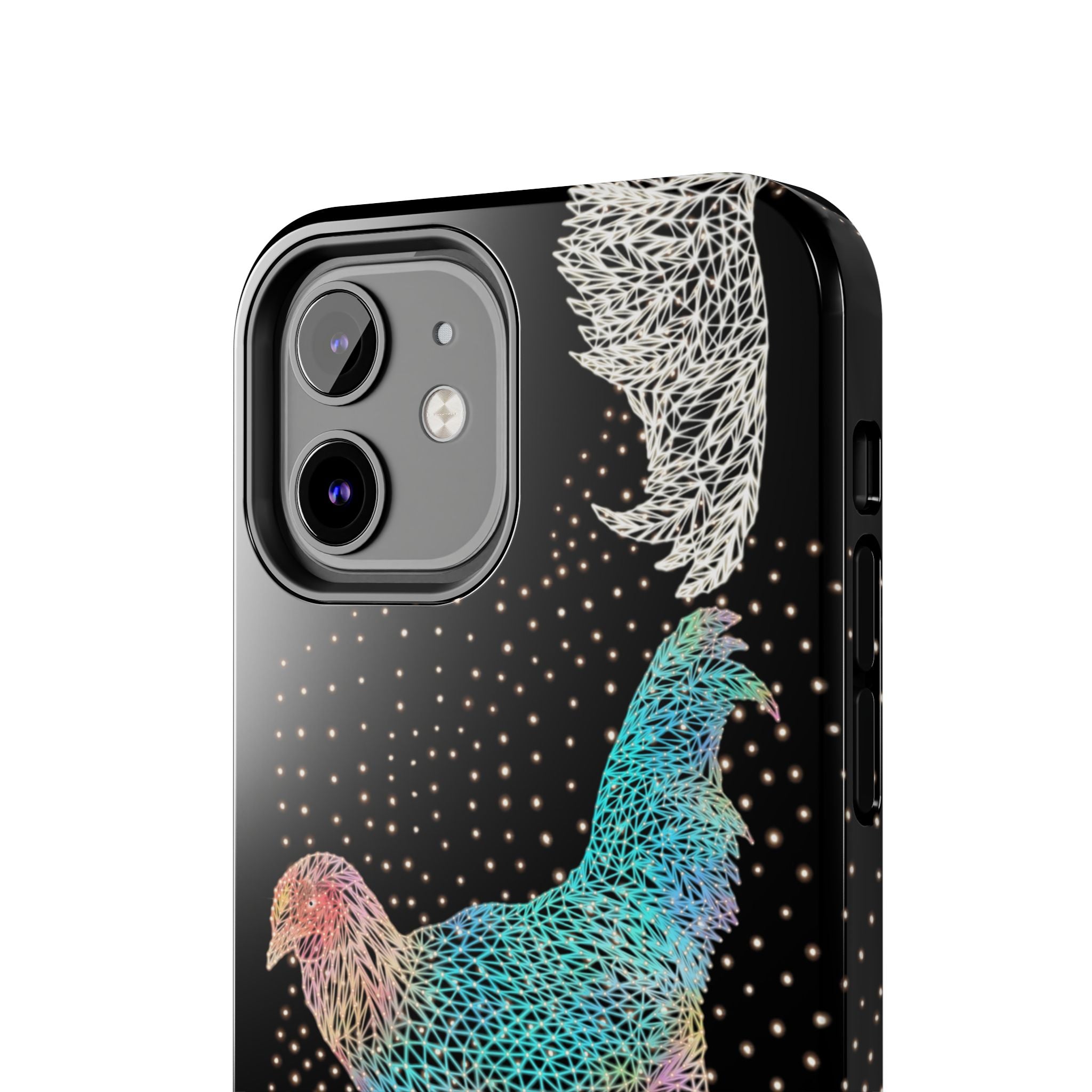 Phone Case - Fancy Rooster Neon Polygon Design, Tough Phone Cases for Adventurers, Unique Smartphone Protector, Gift for Tech Lovers, Stylish Cell Phone [...]