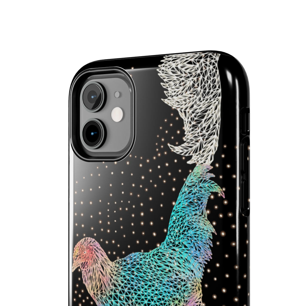 Phone Case - Fancy Rooster Neon Polygon Design, Tough Phone Cases for Adventurers, Unique Smartphone Protector, Gift for Tech Lovers, Stylish Cell Phone [...]