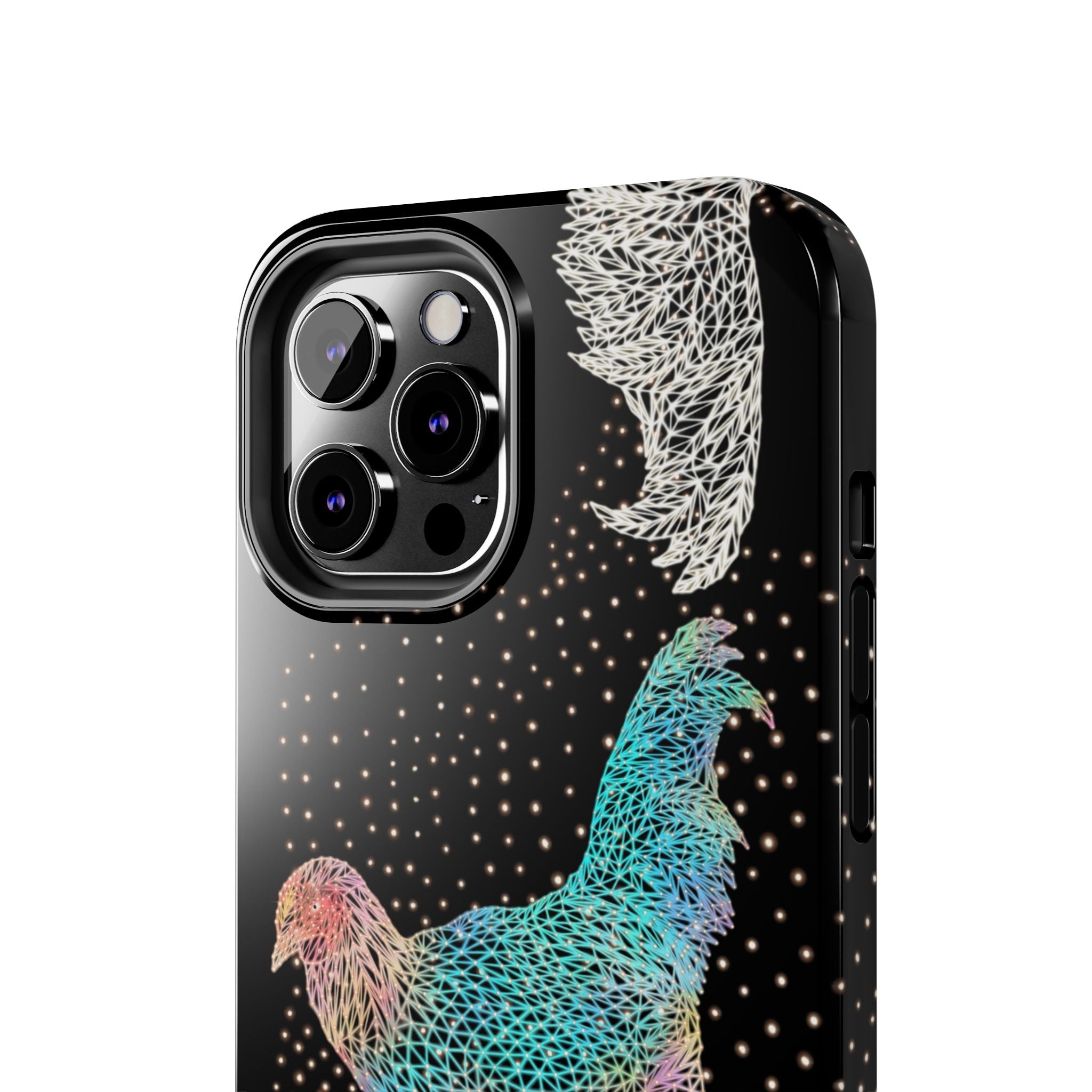 Phone Case - Fancy Rooster Neon Polygon Design, Tough Phone Cases for Adventurers, Unique Smartphone Protector, Gift for Tech Lovers, Stylish Cell Phone [...]