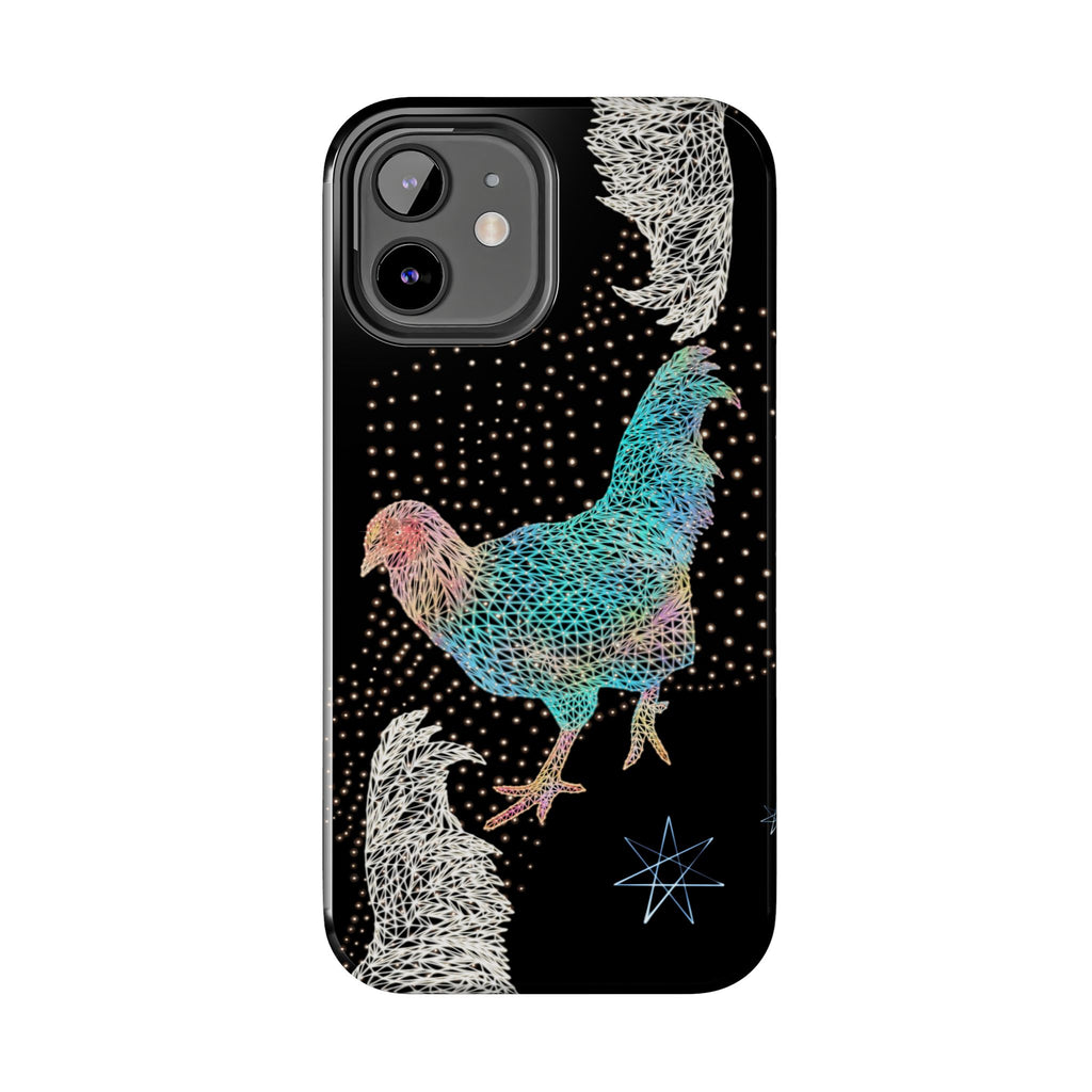 Phone Case - Fancy Rooster Neon Polygon Design, Tough Phone Cases for Adventurers, Unique Smartphone Protector, Gift for Tech Lovers, Stylish Cell Phone [...]
