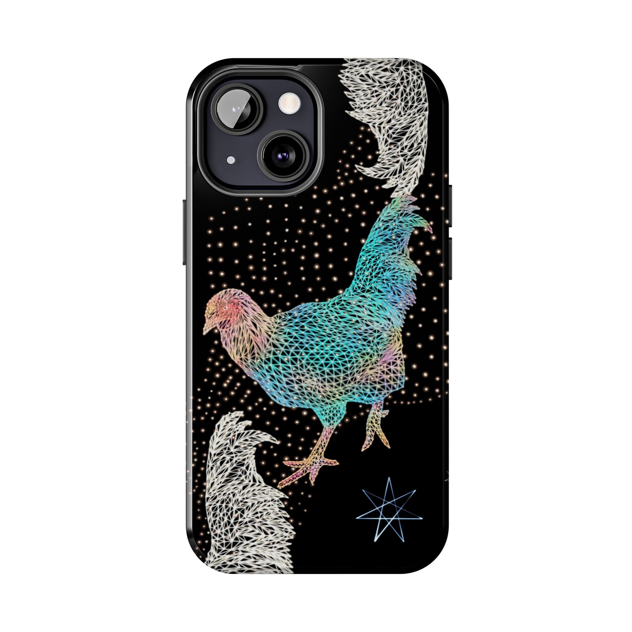 Phone Case - Fancy Rooster Neon Polygon Design, Tough Phone Cases for Adventurers, Unique Smartphone Protector, Gift for Tech Lovers, Stylish Cell Phone [...]