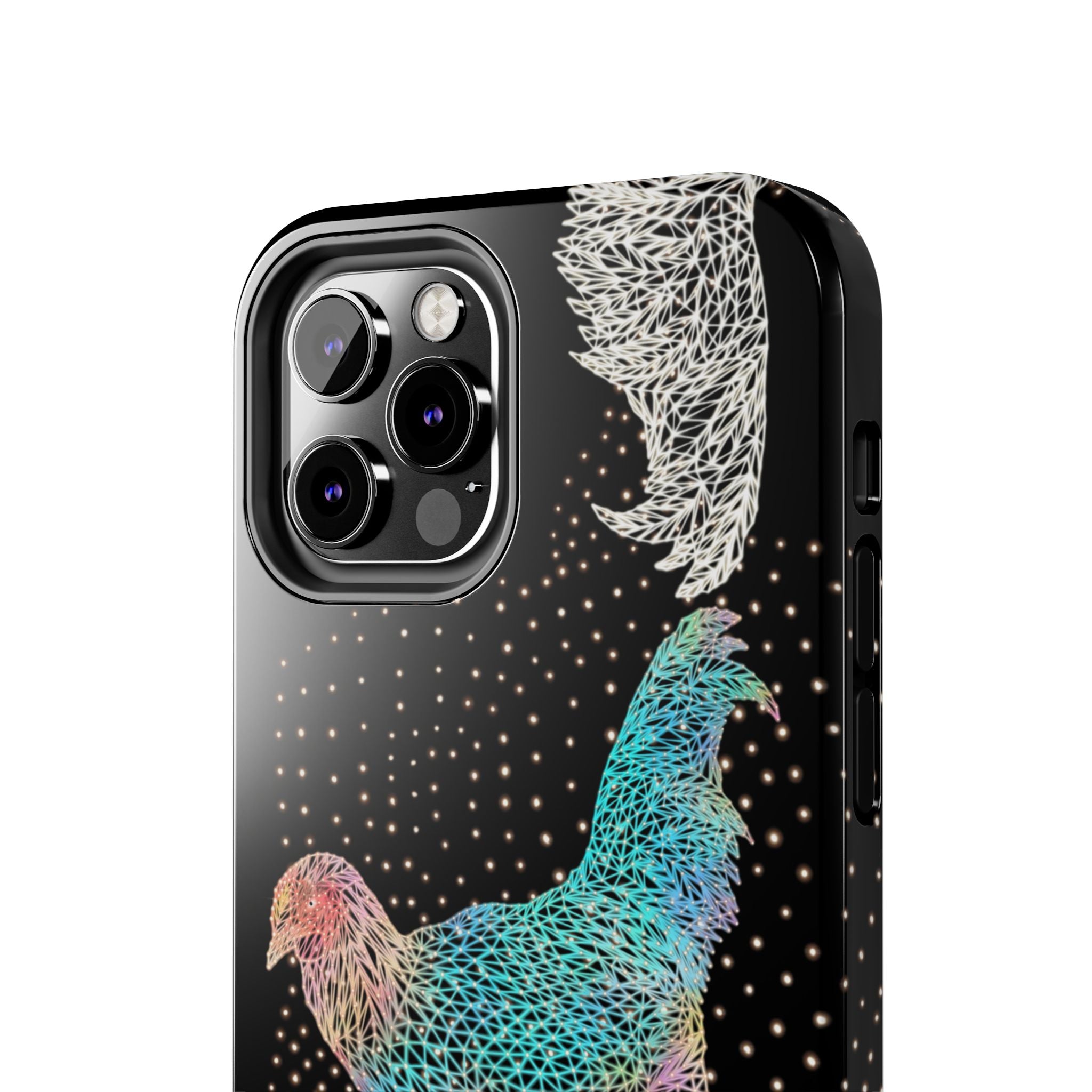 Phone Case - Fancy Rooster Neon Polygon Design, Tough Phone Cases for Adventurers, Unique Smartphone Protector, Gift for Tech Lovers, Stylish Cell Phone [...]