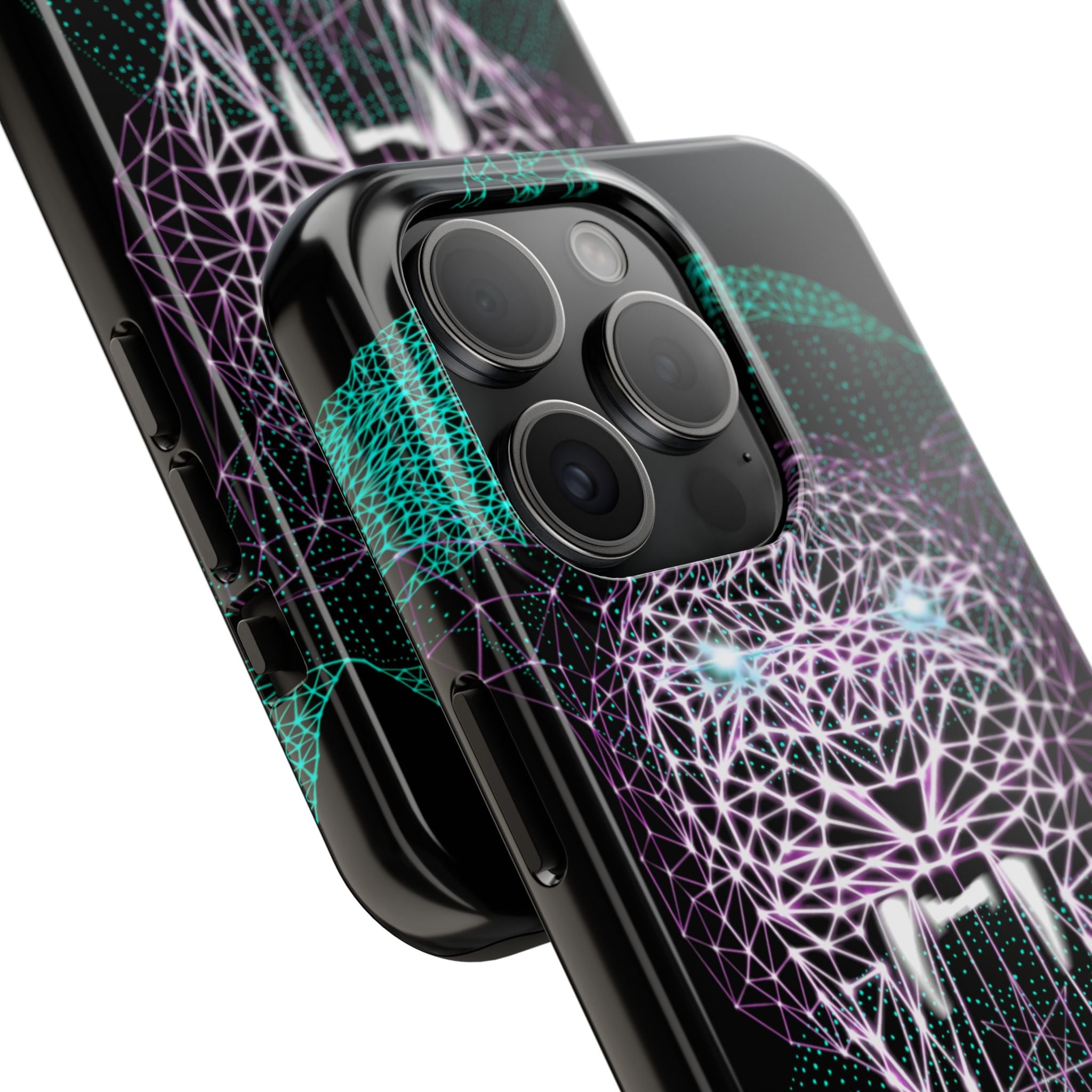 Phone Case - Fierce Panther Neon Polygon Design, Tough Phone Cases for Adventurers, Unique Smartphone Protector, Gift for Tech Lovers, Stylish Cell Phone [...]