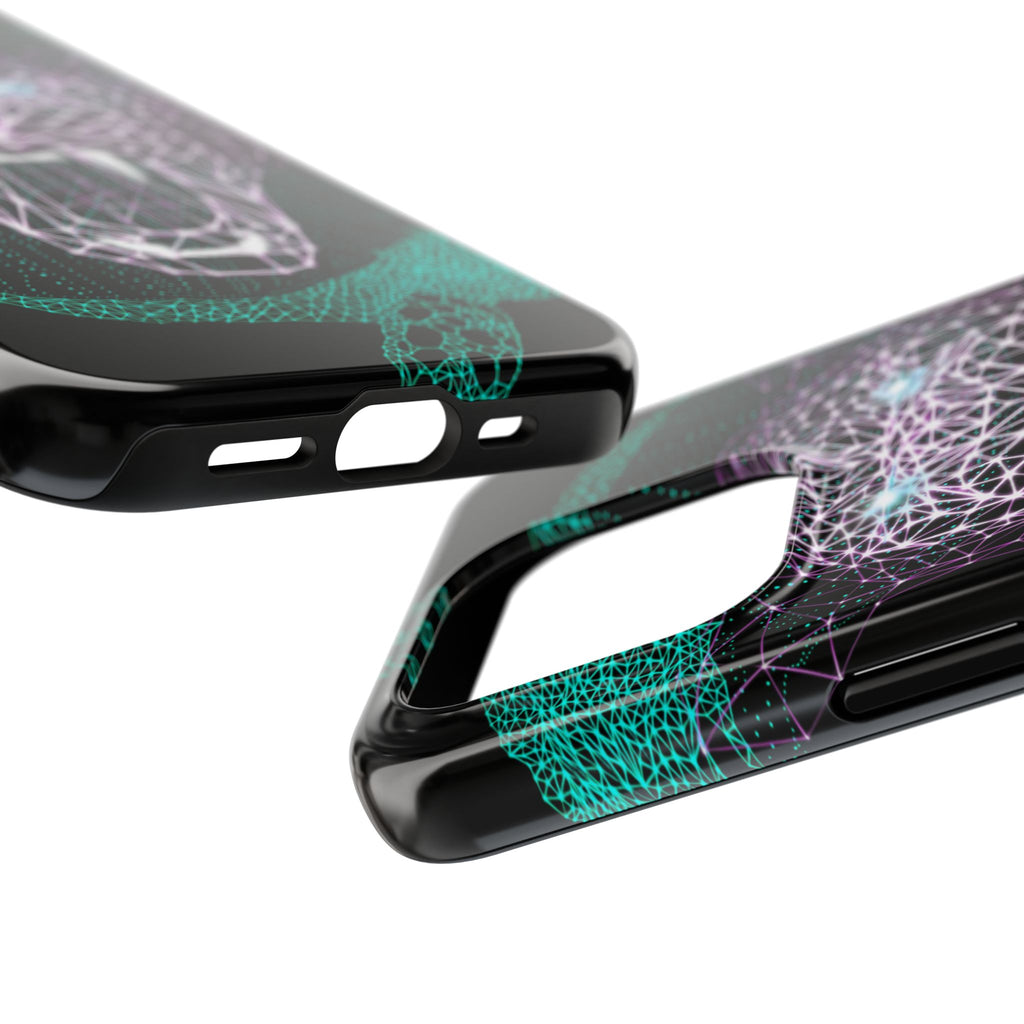 Phone Case - Fierce Panther Neon Polygon Design, Tough Phone Cases for Adventurers, Unique Smartphone Protector, Gift for Tech Lovers, Stylish Cell Phone [...]