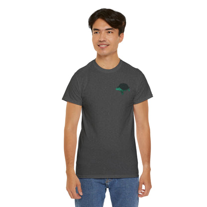 Unisex T-Shirt - Laser Tortoise Neon Polygon Design - Casual Wear, Gift for Reptile Lovers, Animal Lovers Apparel, Unique Streetwear