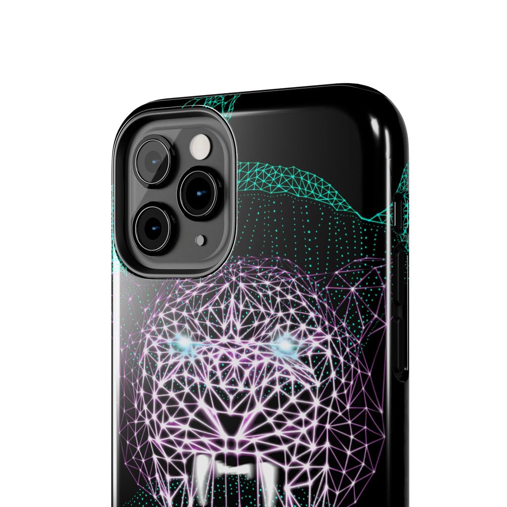 Phone Case - Fierce Panther Neon Polygon Design, Tough Phone Cases for Adventurers, Unique Smartphone Protector, Gift for Tech Lovers, Stylish Cell Phone [...]