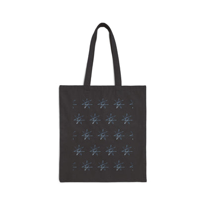 Cotton Canvas Tote - Neon Polygon Fierce Design, Bag Stylish Reusable Tote, Eco-Friendly Shopping Bag, Festival Accessory, Unique Gift