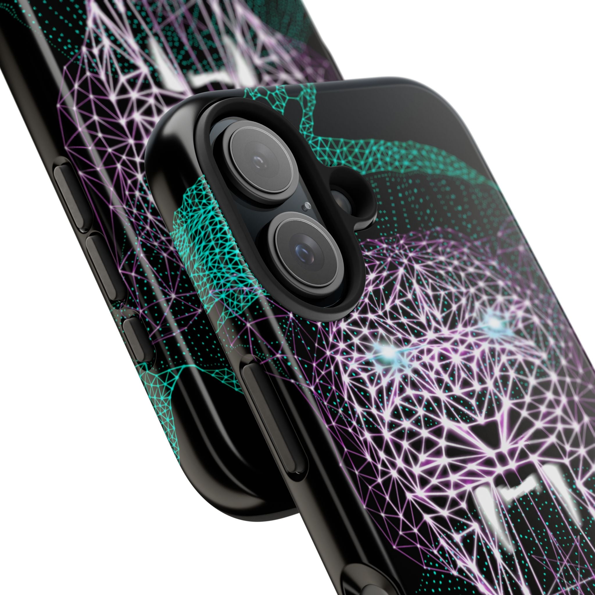 Phone Case - Fierce Panther Neon Polygon Design, Tough Phone Cases for Adventurers, Unique Smartphone Protector, Gift for Tech Lovers, Stylish Cell Phone [...]